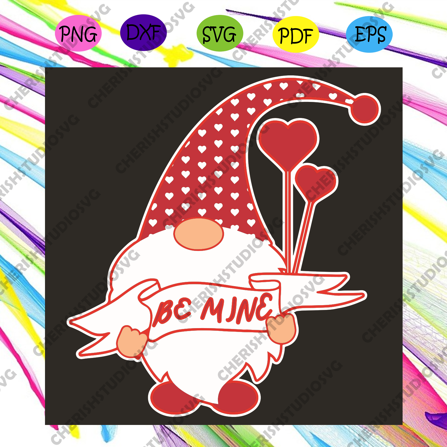 Download Be Mine Gnome Svg Valentine Svg Be Mine Svg Gnome Svg Love Gnome S Cherishsvgstudio