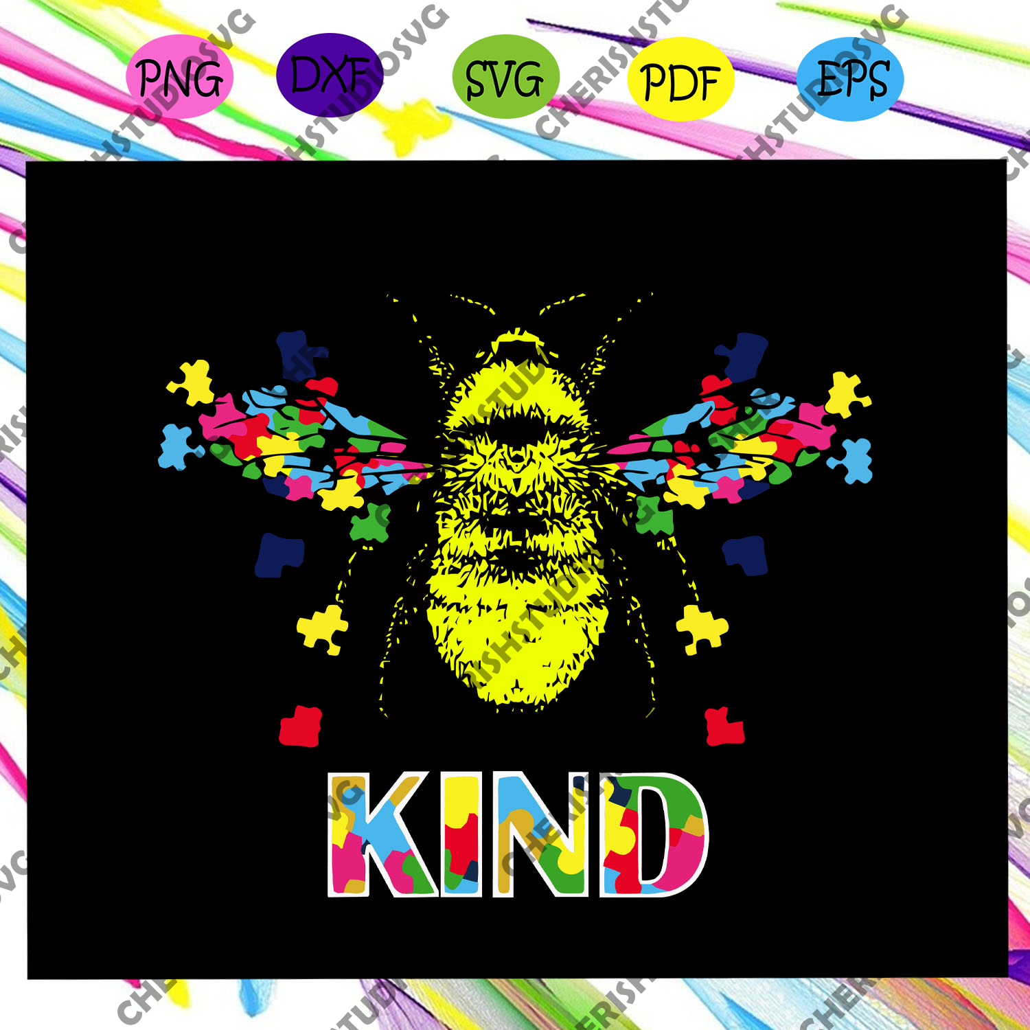 Free Free 273 Silhouette Bee Kind Svg SVG PNG EPS DXF File