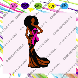 Download Breast Cancer Black Girl Breast Cancer Cancer Svg Cancer Ribbon Bla Cherishsvgstudio