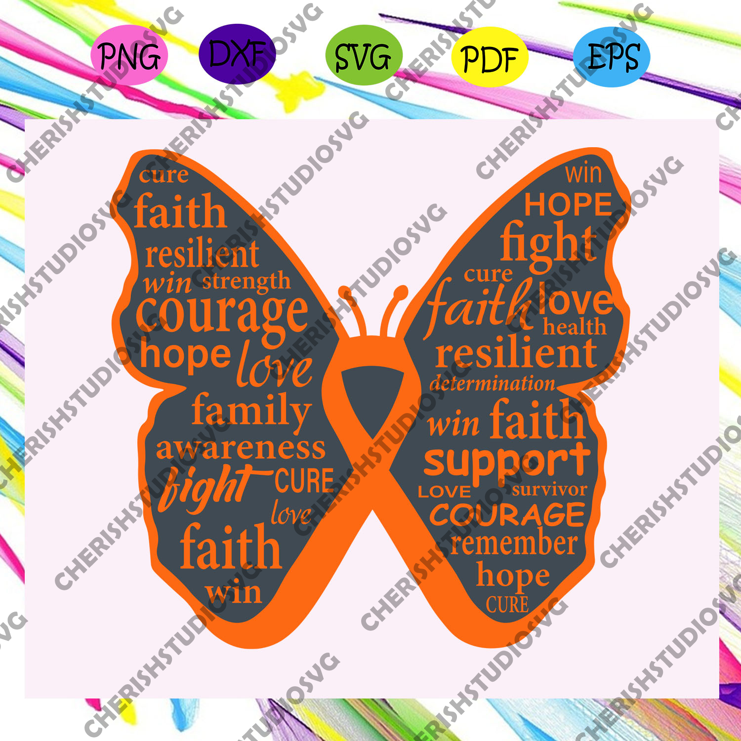 Download Breast Cancer Butterfly Breast Cancer Cancer Awareness Butterfly Sv Cherishsvgstudio
