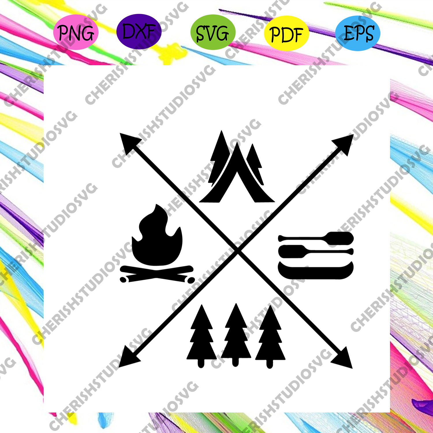 Free Free 297 Mountain Camping Svg SVG PNG EPS DXF File