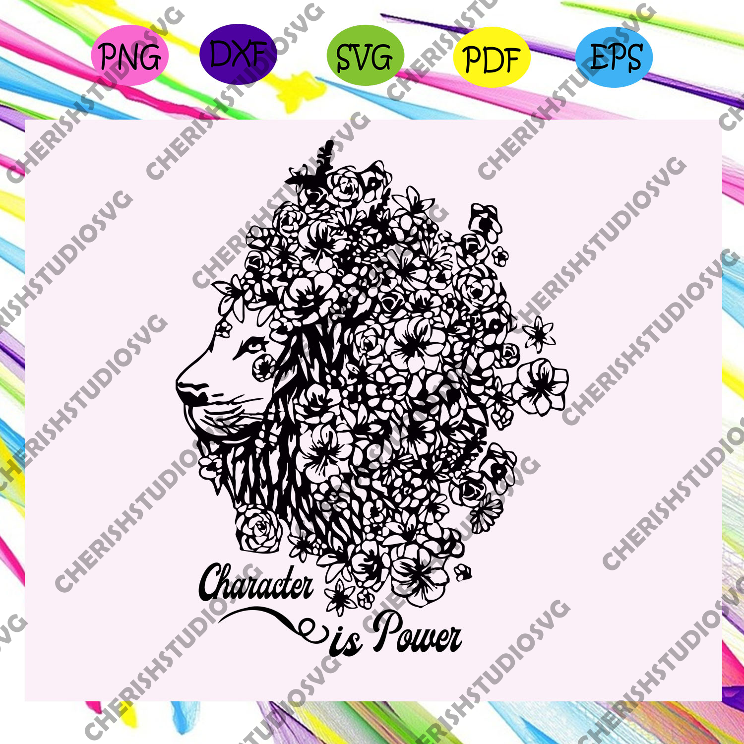 Download Character Is Power Lion King Svg Lion King Svg Lion King Gift Lion Cherishsvgstudio