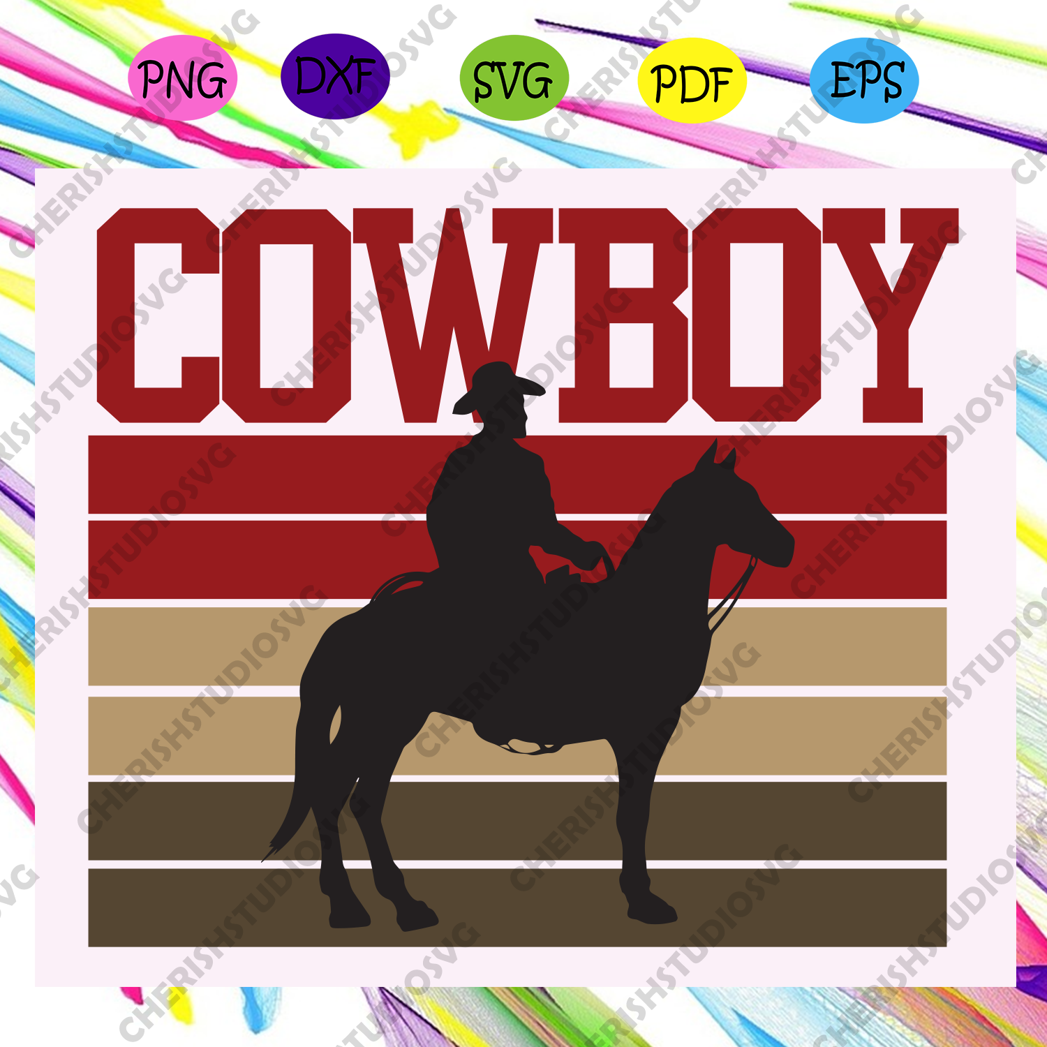 Download Cowboy Svg Trending Svg Cowboy Gift Cowboy Shirt Love Cowboy West Cherishsvgstudio