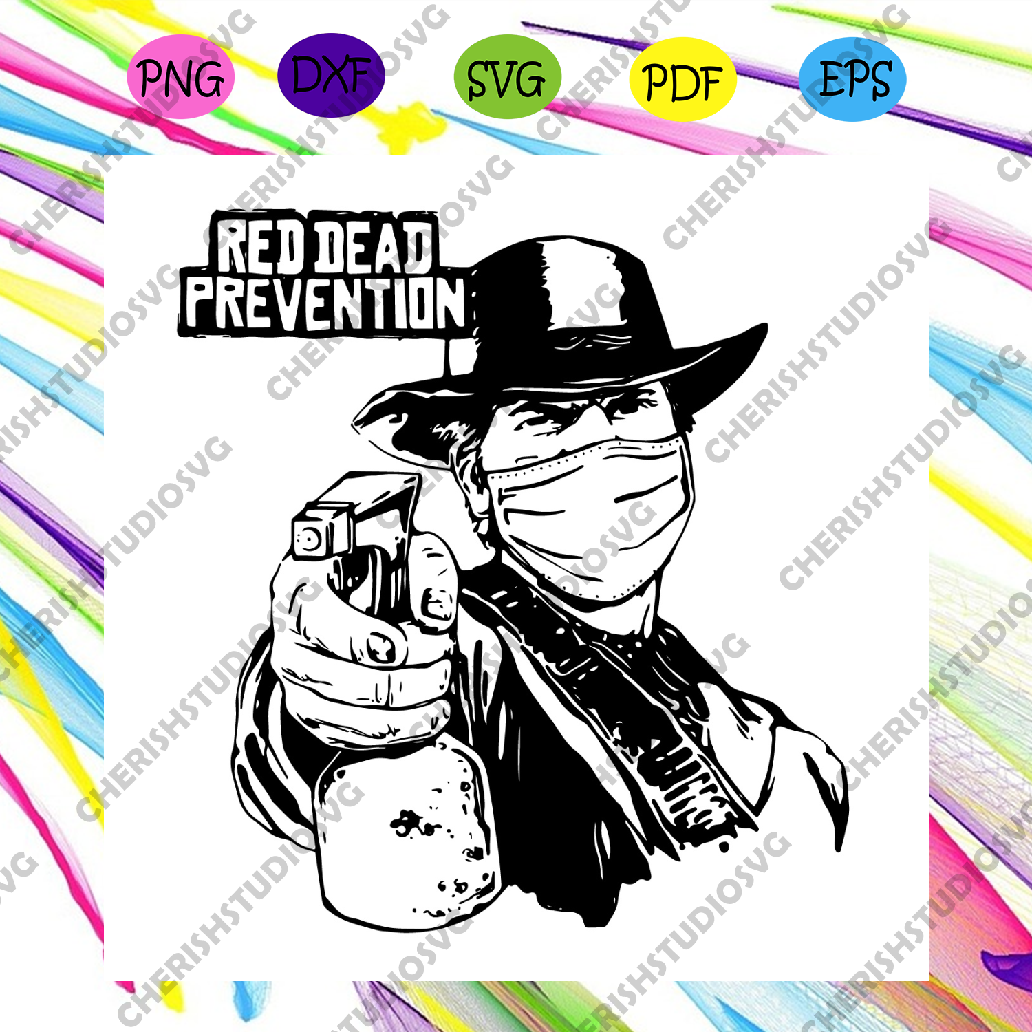 Download Red Dead Prevention Svg Trending Svg Shooting Svg Gun Svg Quaranti Cherishsvgstudio