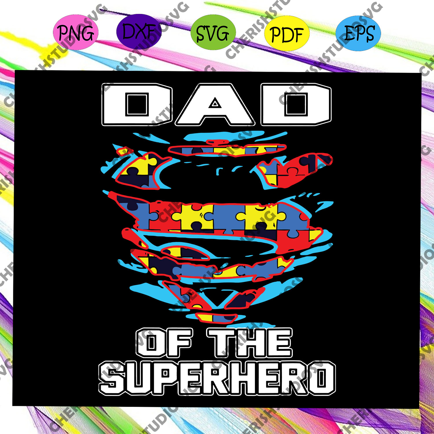 Download Autism Day Svg Autism Svg Dad Of The Superhero Svg Autism Dad For Car Lover For Silhouette Autism Awareness Svg Svg Files For Cricut Art Collectibles Digital Prints Seasonalliving Com