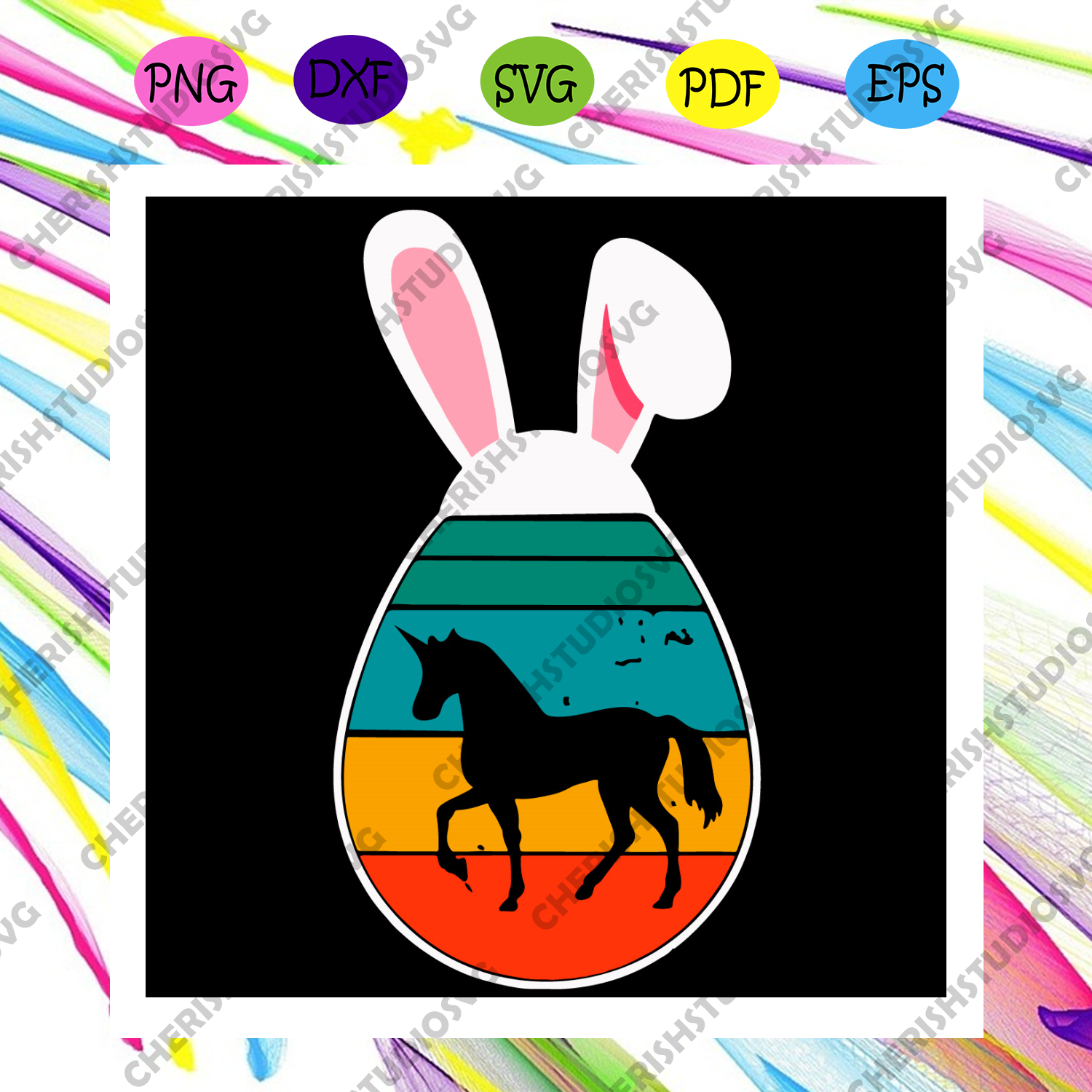 Download Unicorn Happy Easter Day Svg Easter Svg Easter Day Svg Unicorn Svg Cherishsvgstudio