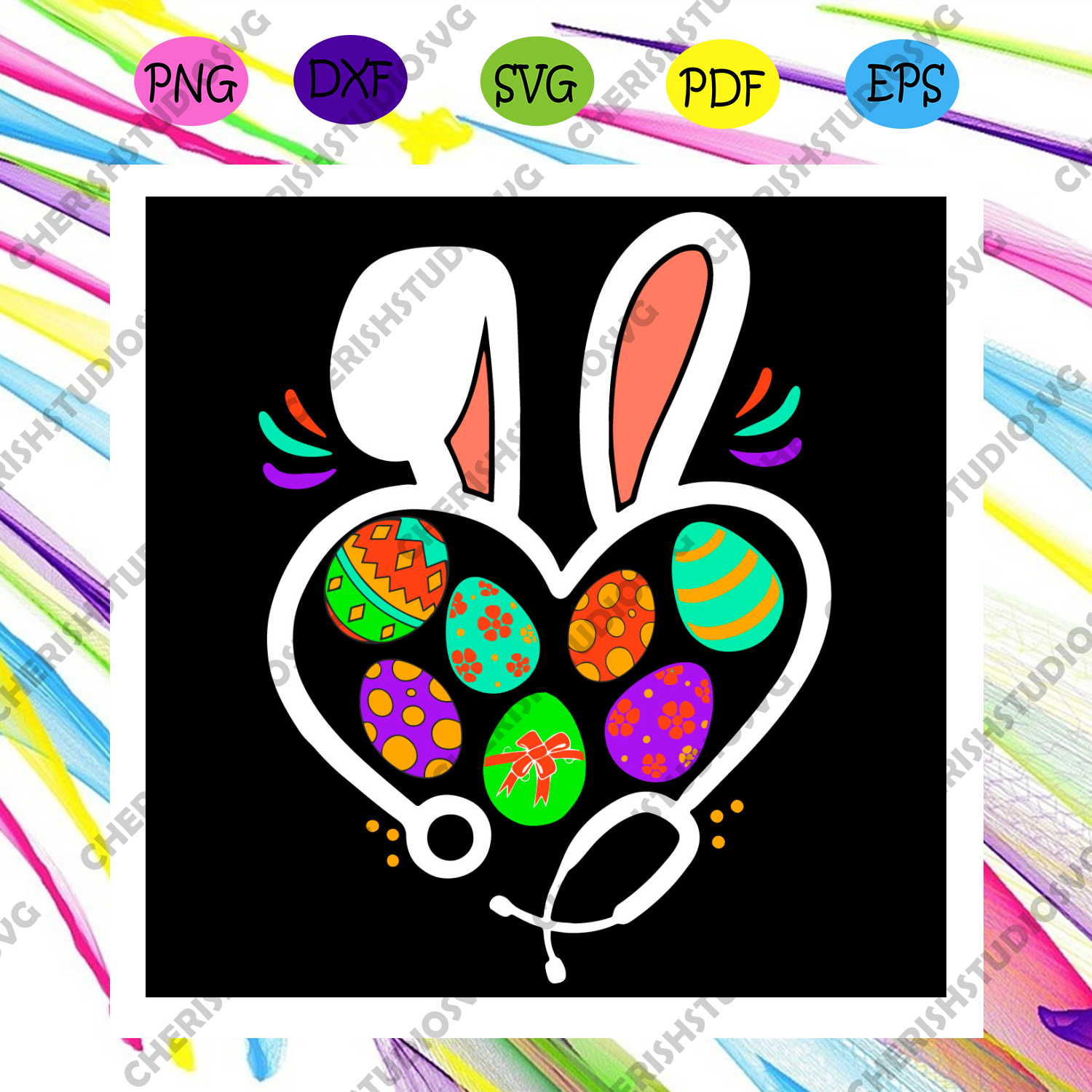 Download Easter Nurse Heart Bunny Svg Easter Svg Easter Day Svg Easter Nurse Cherishsvgstudio