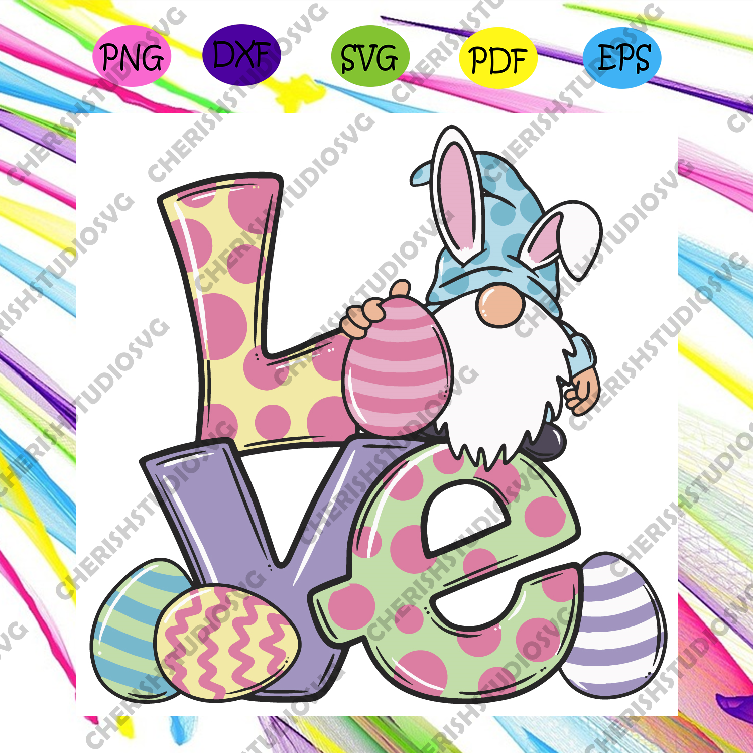 Download Easter Gnome Love Svg Easter Svg Love Easter Svg Love Gnome Svg Bu Cherishsvgstudio