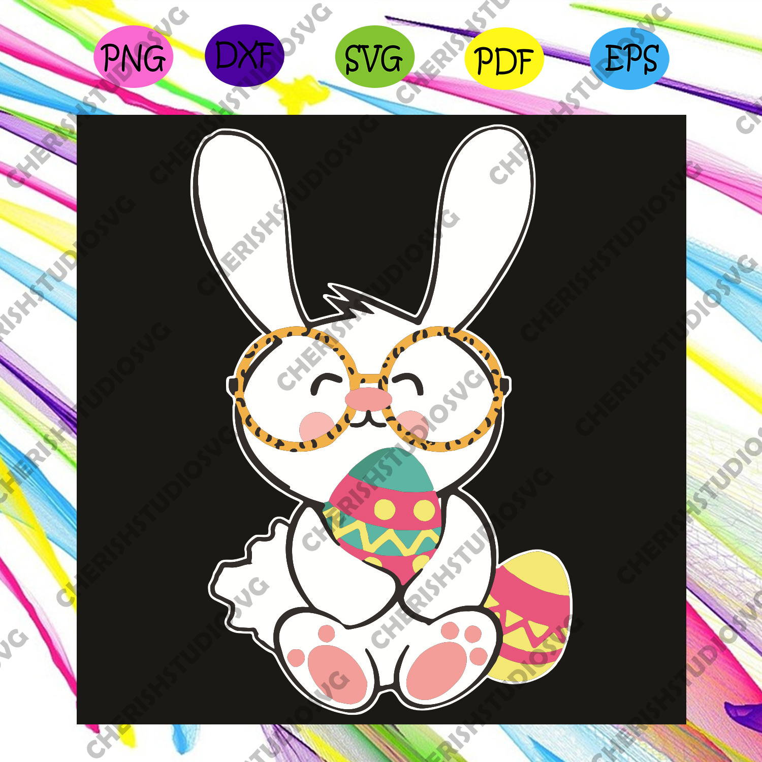 Free Free Bunny Glasses Svg 201 SVG PNG EPS DXF File