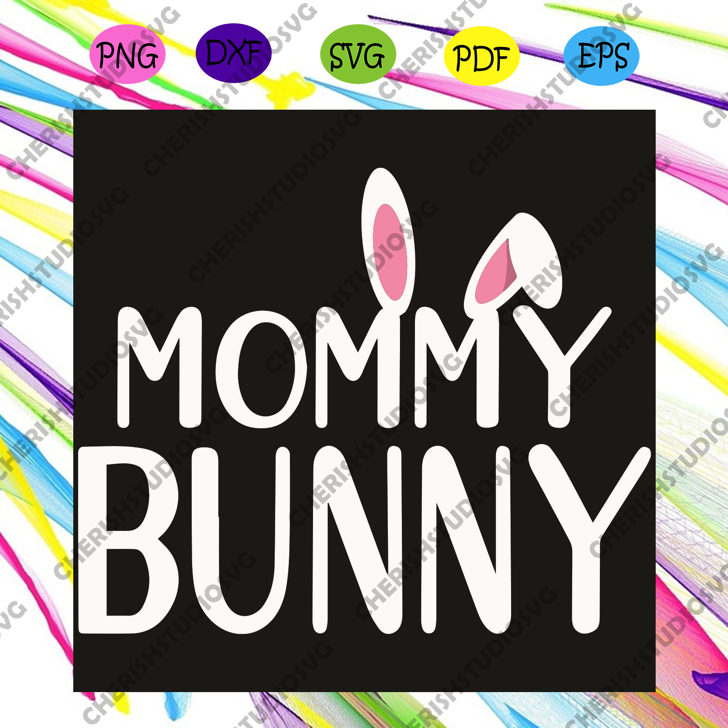 Download Mommy Bunny Easter Svg Easter Svg Mommy Svg Bunny Svg Easter Day S Cherishsvgstudio