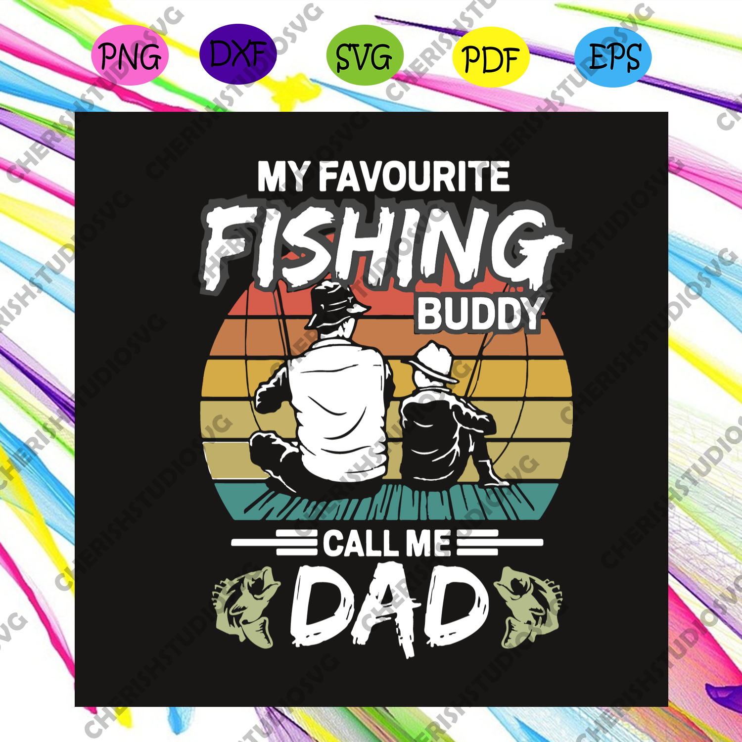 Free Free 236 My Fishing Buddy Calls Me Dad Svg SVG PNG EPS DXF File