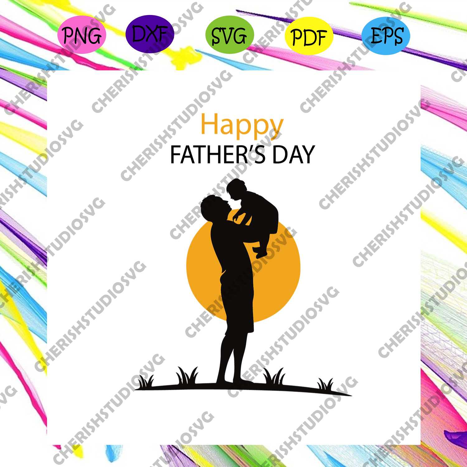 Download Happy Fathers Day Svg Fathers Day Svg Father And Kid Fathers Love S Cherishsvgstudio