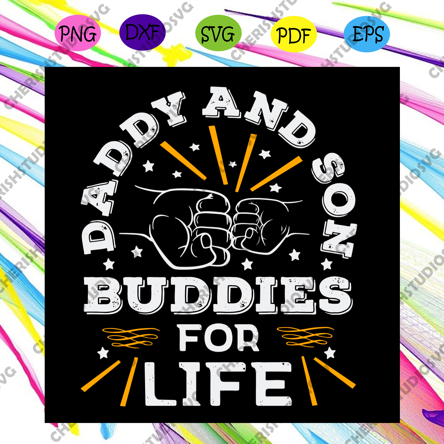 Download Daddy And Son Buddies For Life Svg Fathers Day Svg Daddy Svg Son Sv Cherishsvgstudio