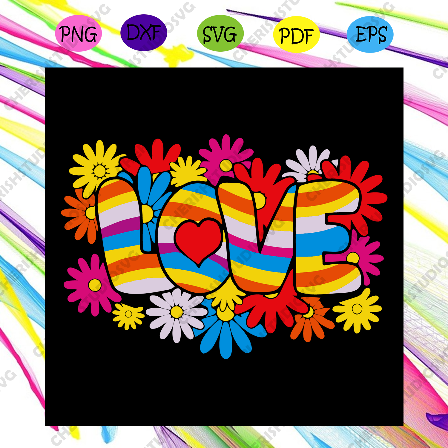 Free Free 267 Flower Power Svg SVG PNG EPS DXF File