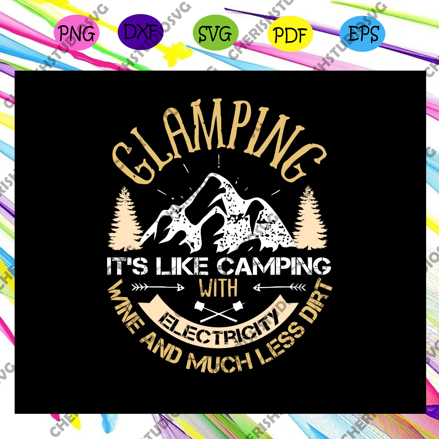 Free Free 290 Camping Shirt Svg SVG PNG EPS DXF File