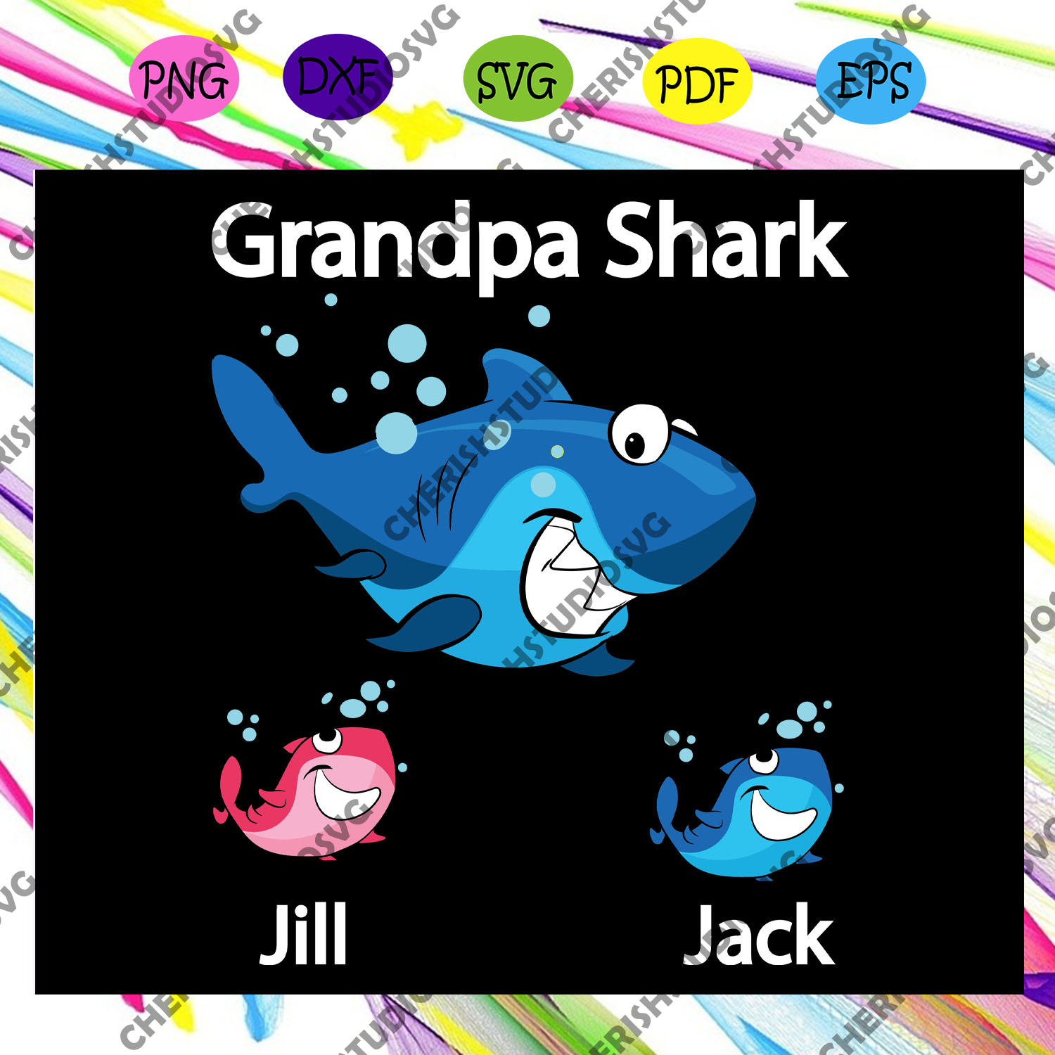 Free Free Grandpa Shark Svg 430 SVG PNG EPS DXF File