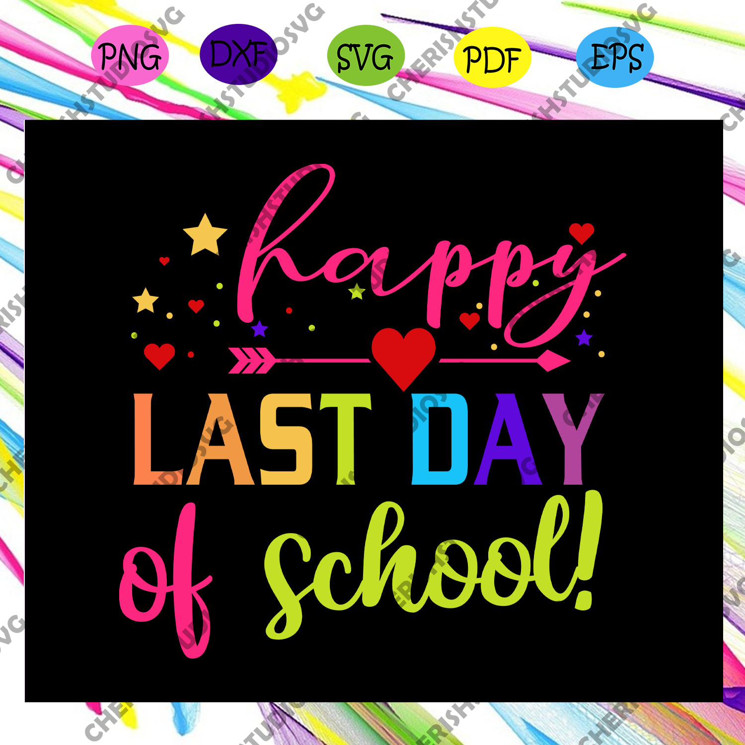 Download Happy Last Day Of School Graduation Svg Graduation Gift Graduate Sv Cherishsvgstudio