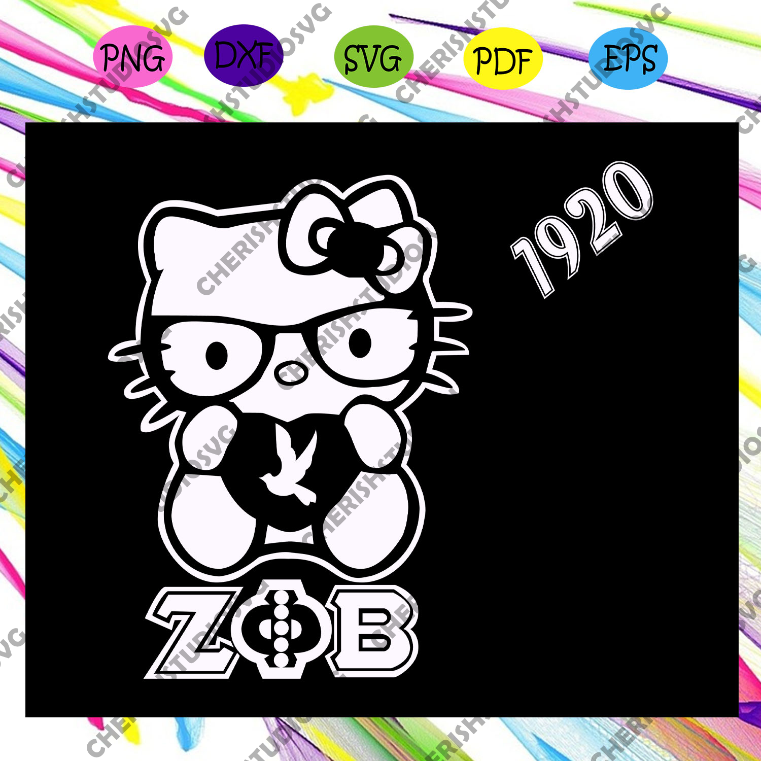 Download Hello Kitty 1920 Zeta Svg 1920 Zeta Phi Beta Zeta Phi Beta Svg Z Ph Cherishsvgstudio