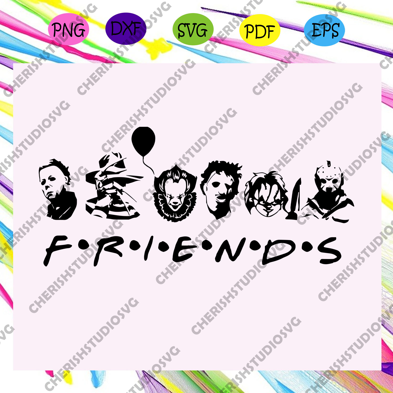 Free Free 66 Horror Friends Svg SVG PNG EPS DXF File