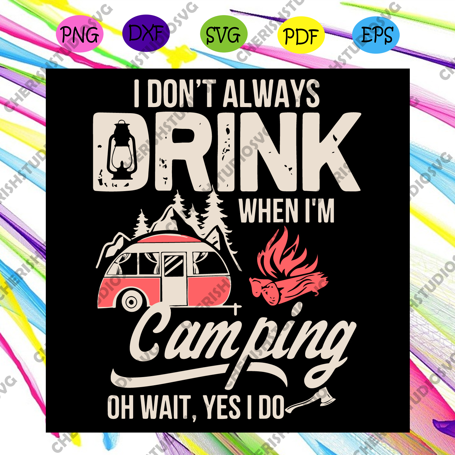 Free Free 228 Camping Drinking Svg SVG PNG EPS DXF File