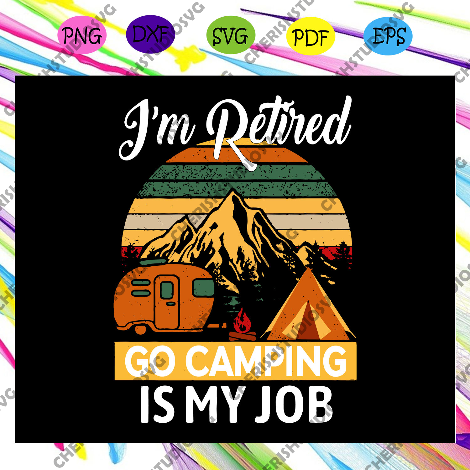 Free Free 350 Retirement Camping Svg SVG PNG EPS DXF File