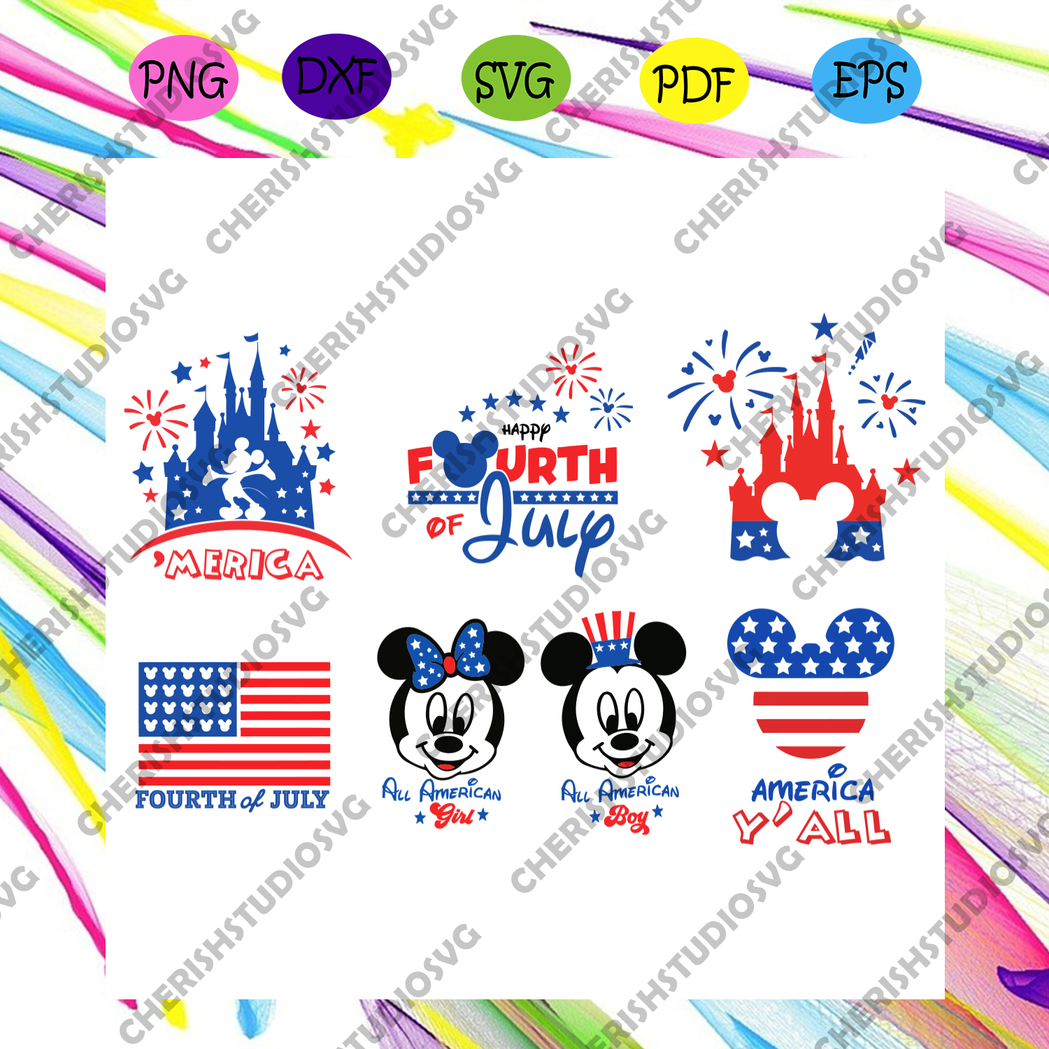 Free Disney 4Th Of July Svg