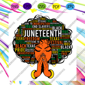 Download Juneteenth Melanin Black Women Natural Hair Afro Word Svg Juneteenth Cherishsvgstudio