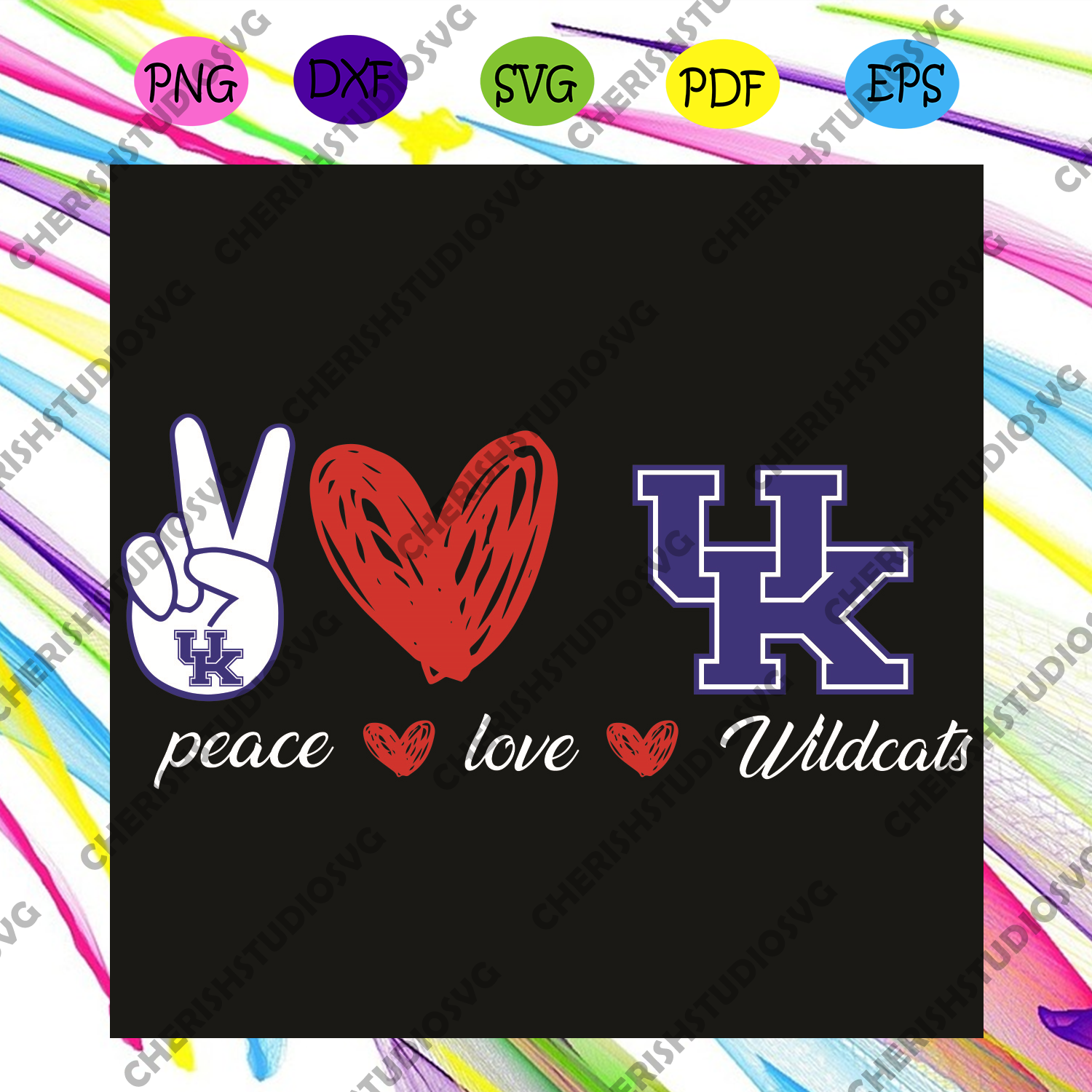 Free Free 330 Peace Love Kentucky Svg SVG PNG EPS DXF File