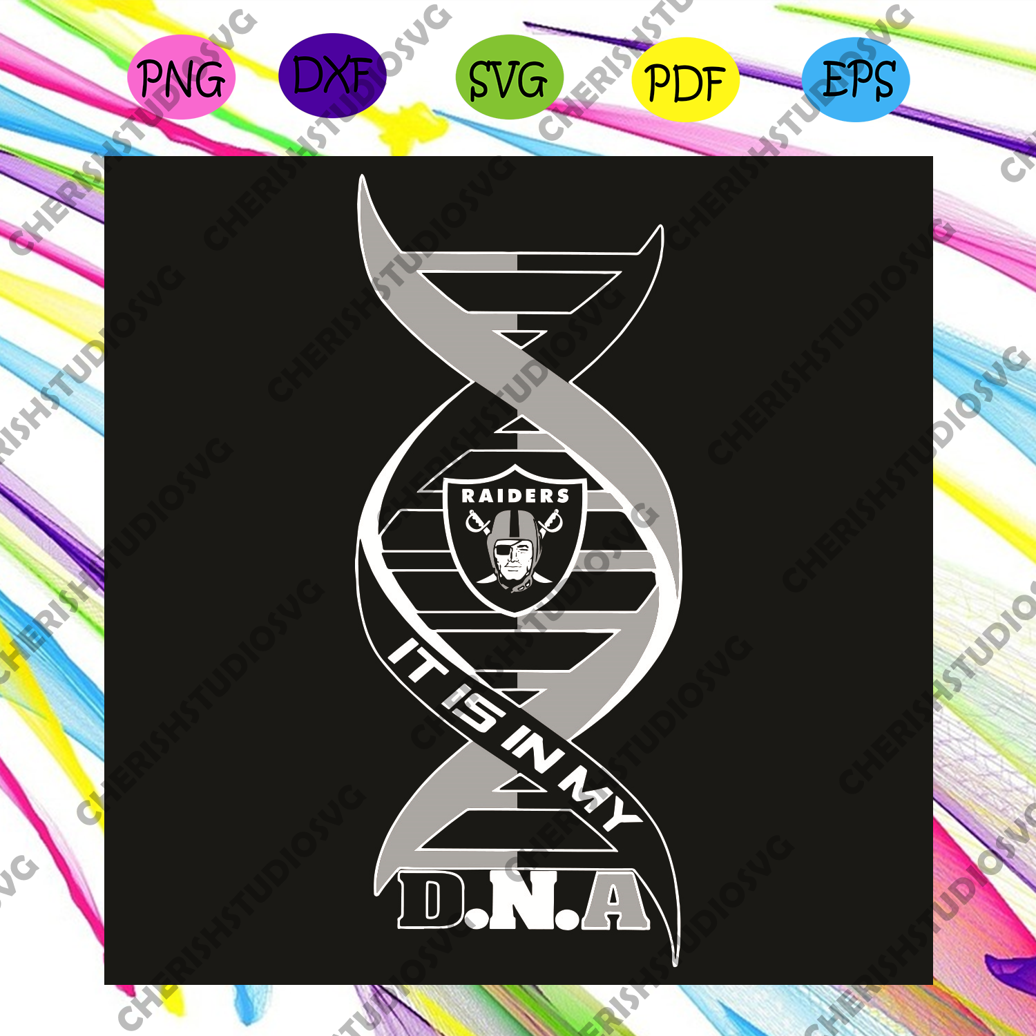 Download Las Vegas Raiders It Is My Dna Svg Sport Svg Dna Svg Las Vegas Raid Cherishsvgstudio