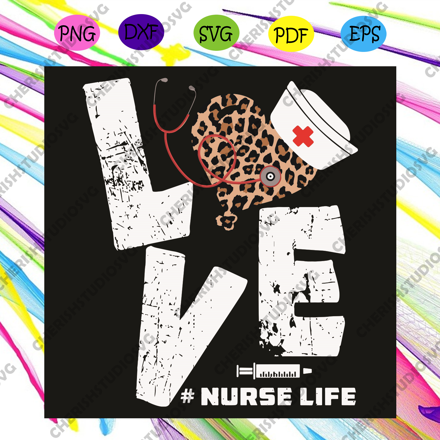 Free Free 165 Love Svg Nurse SVG PNG EPS DXF File