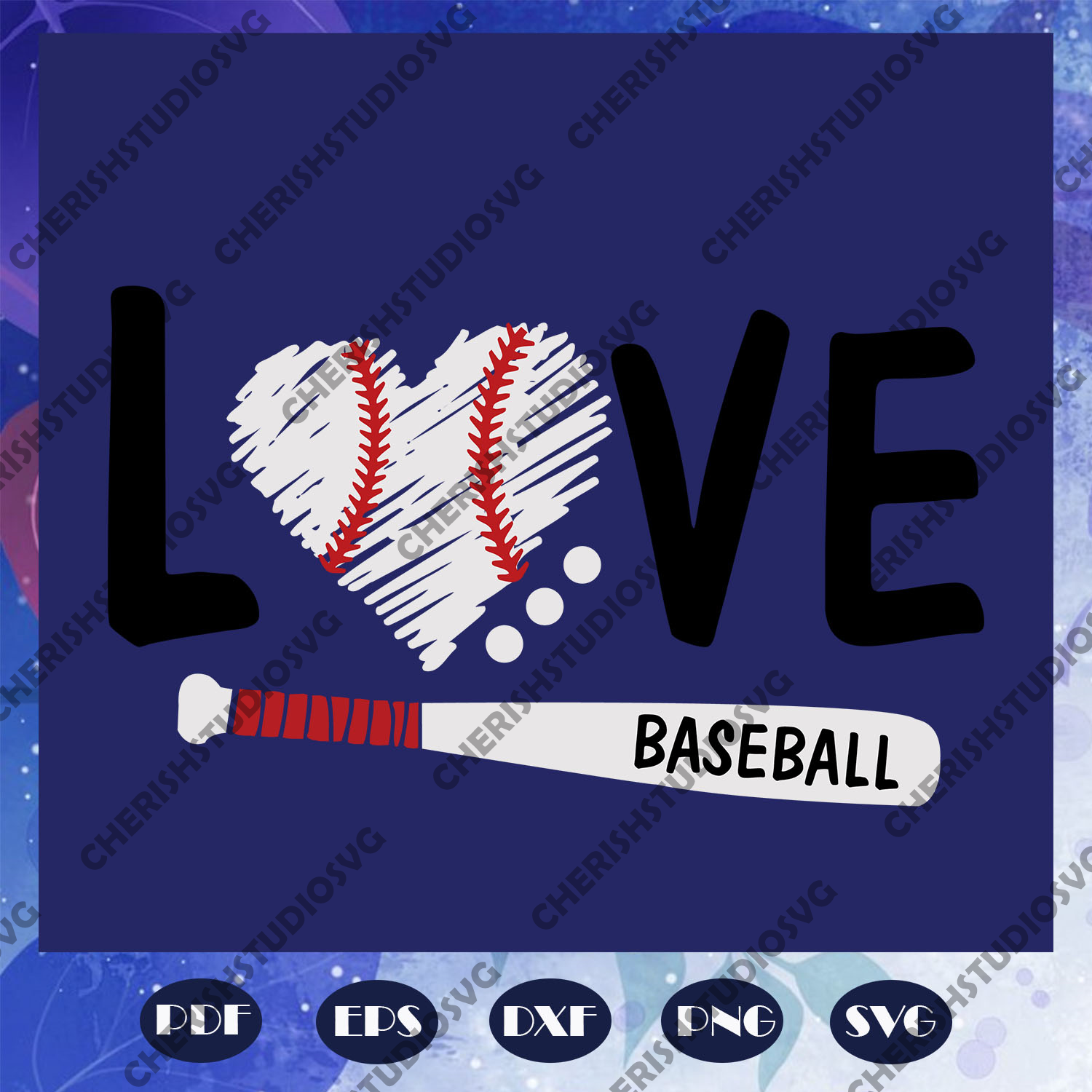 Download Love Baseball Svg Baseball Baseball Svg Baseball Gift Baseball Par Cherishsvgstudio