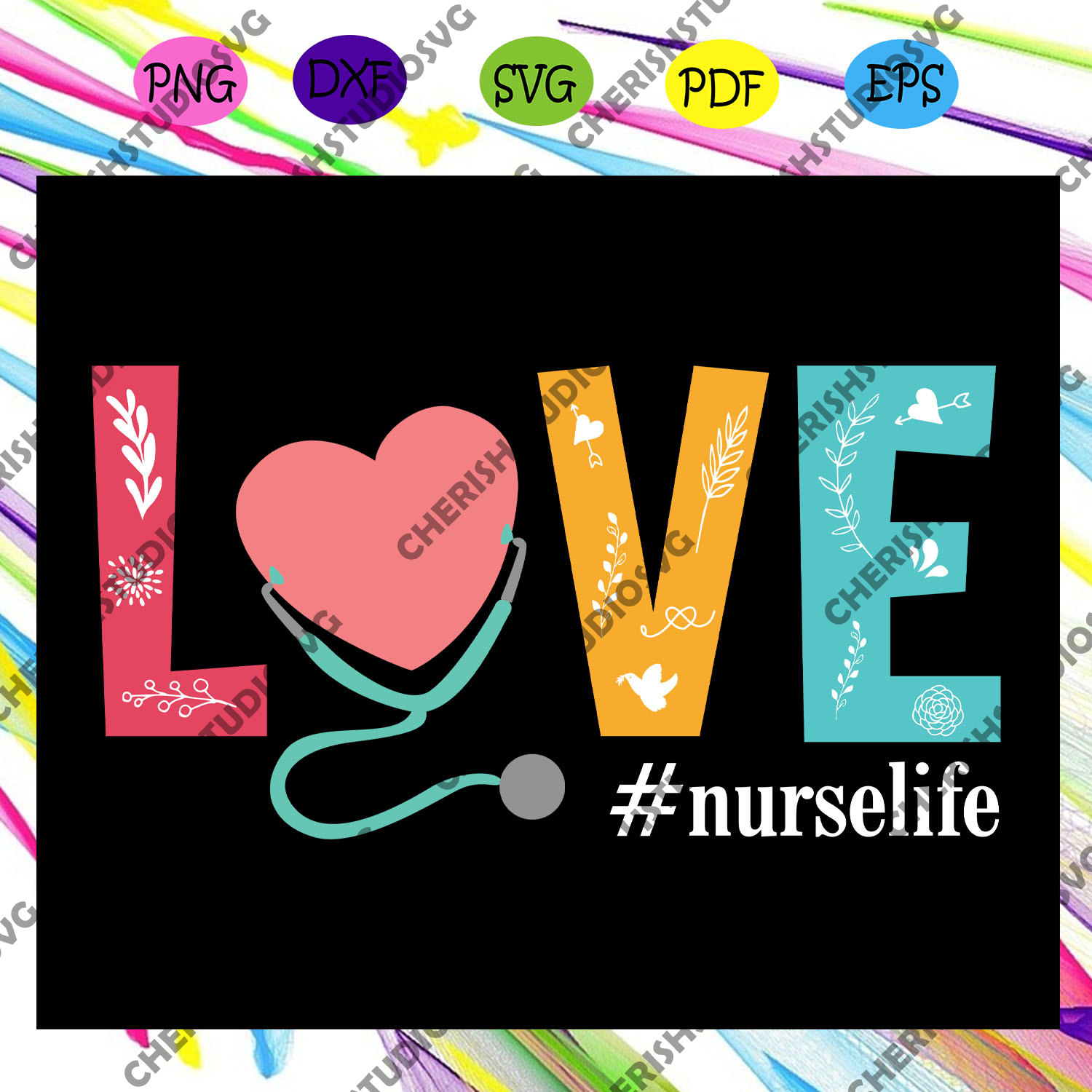 Download Love Nurse Life Nurse Svg Nurse Nurse Gift Nurse Life Nurse Clipa Cherishsvgstudio
