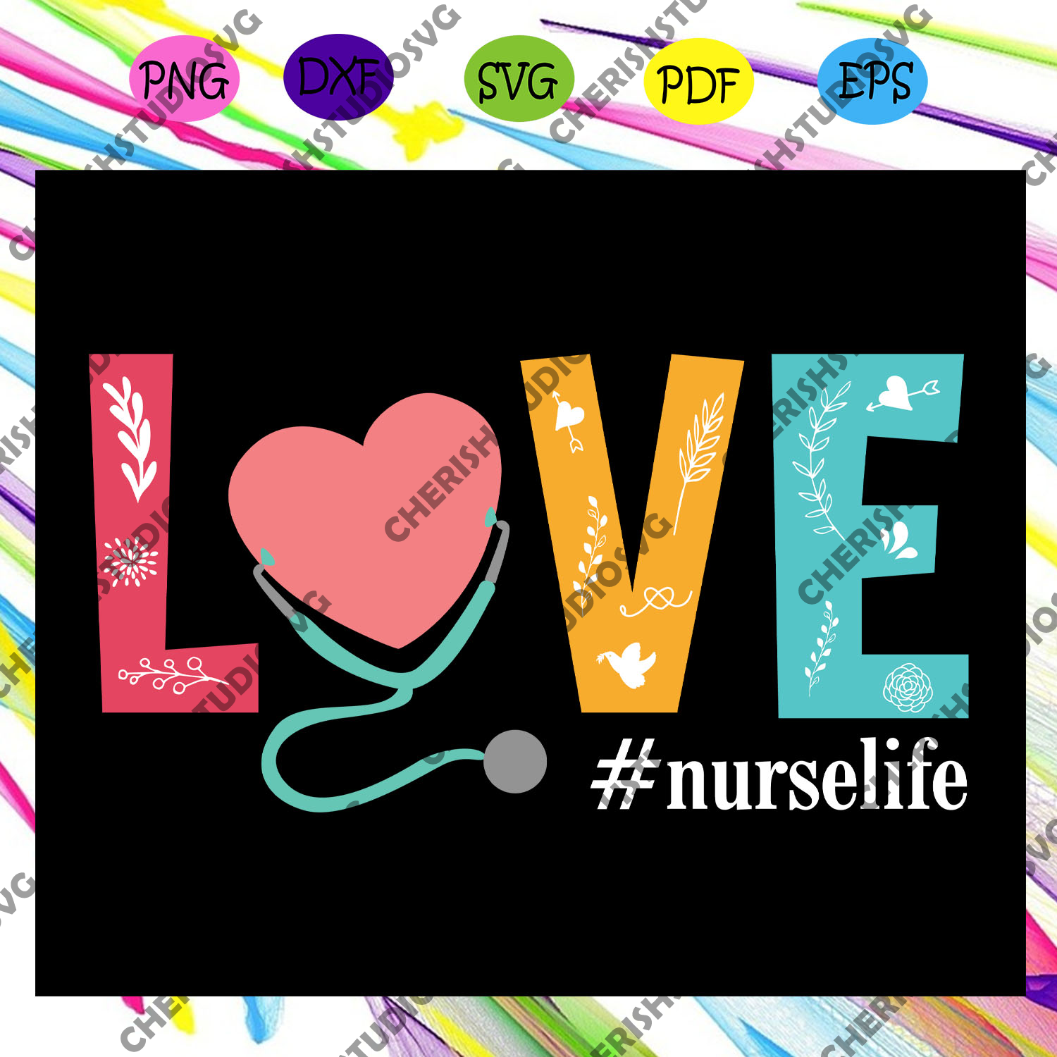 Free Free 174 Love Nurse Life Svg SVG PNG EPS DXF File