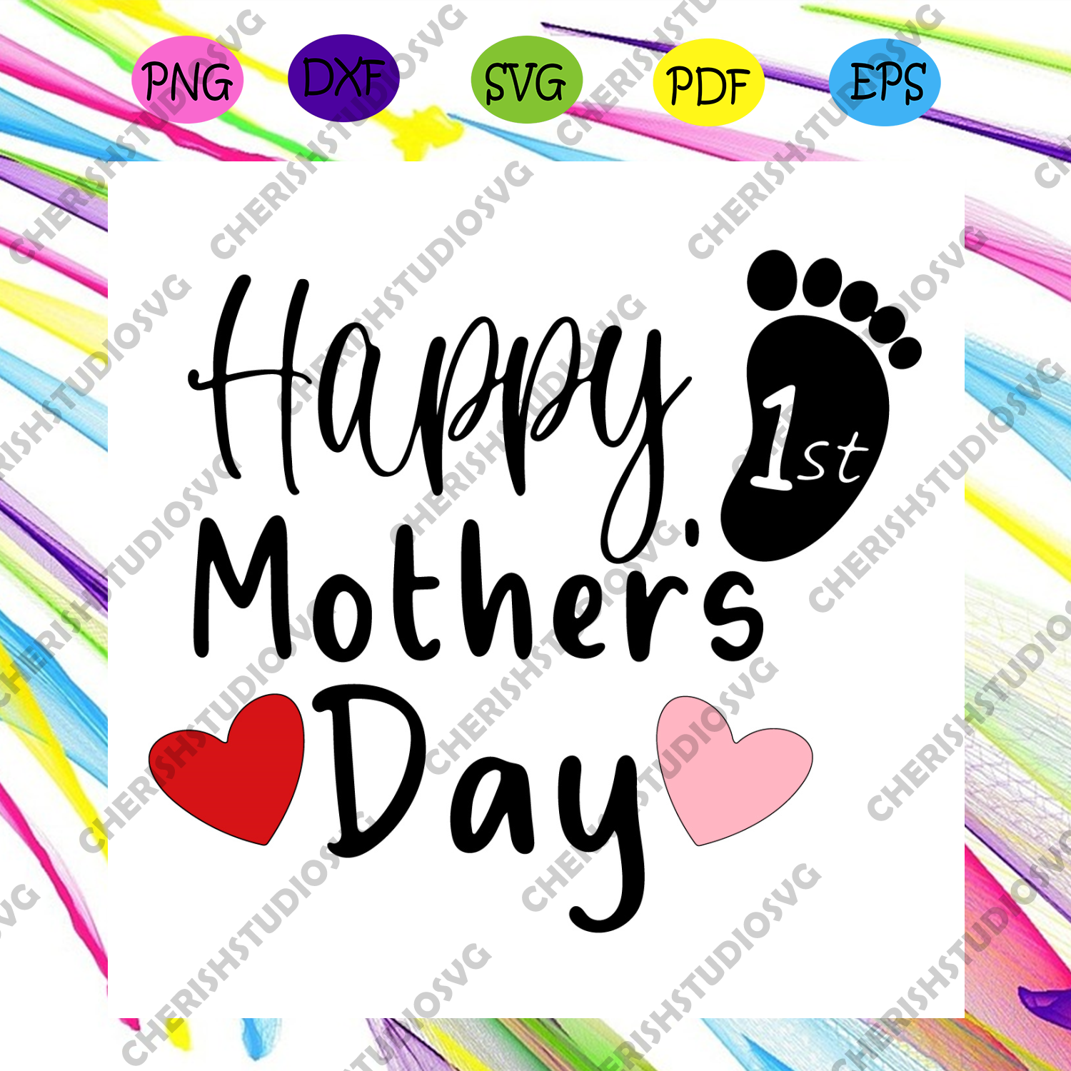 Download Happy 1st Mother Day Svg Mother Day Svg 1st Mother Day Svg The Firs Cherishsvgstudio