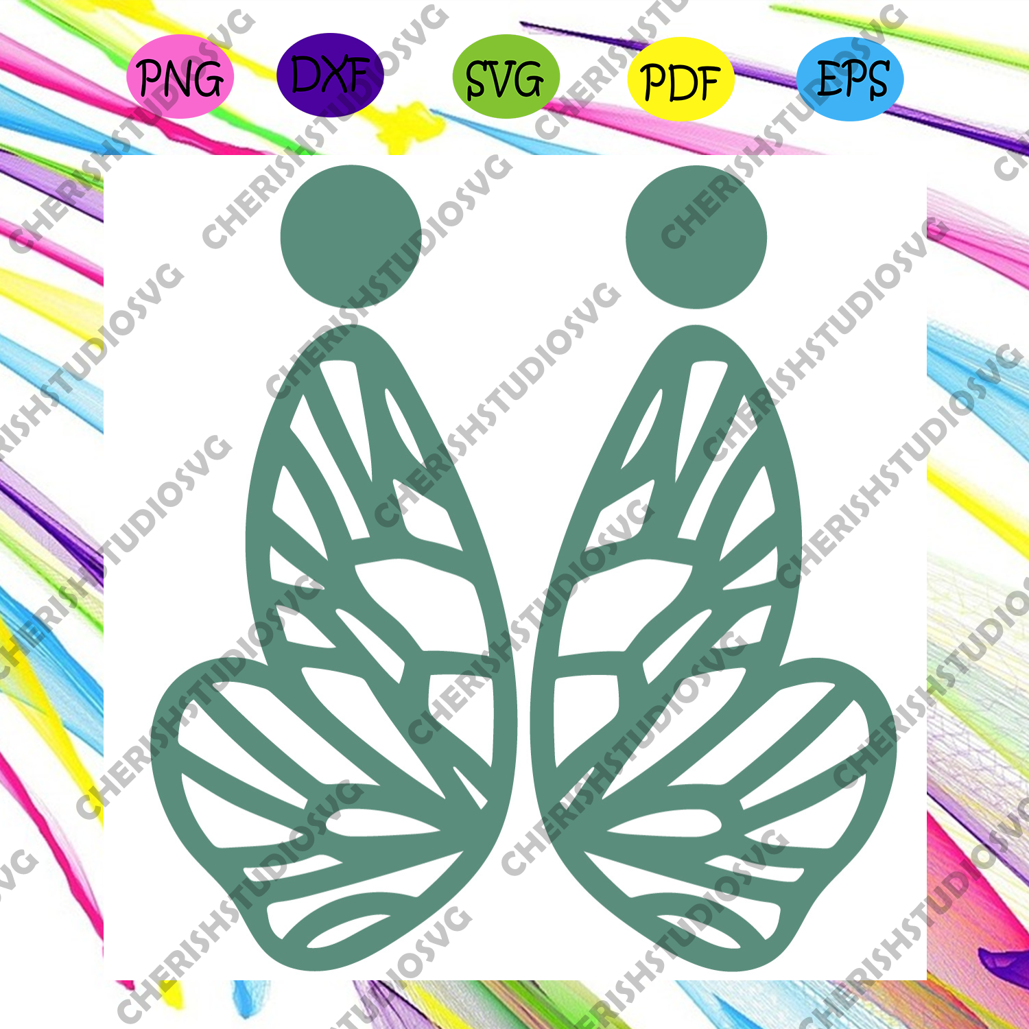 Free Free 313 Butterfly Earring Svg SVG PNG EPS DXF File