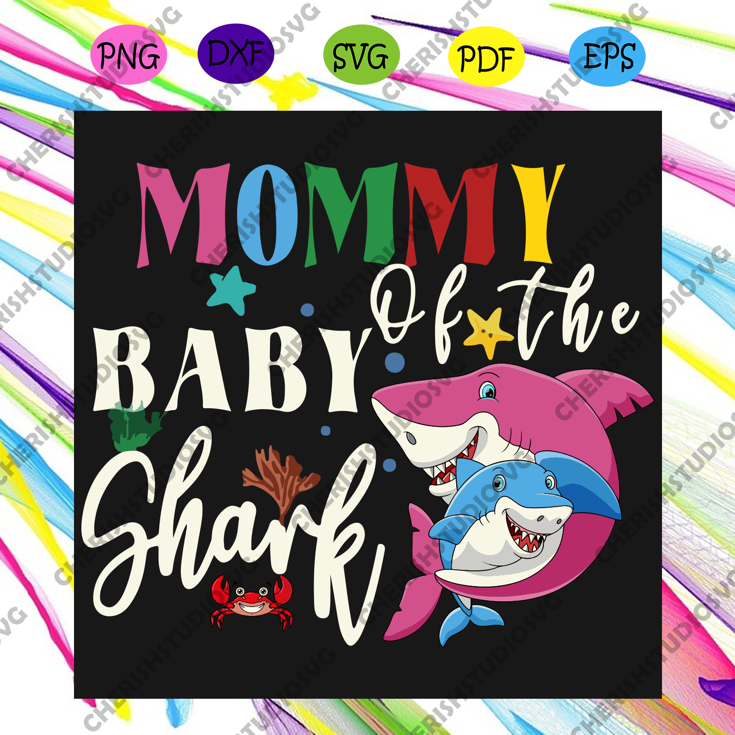 Free Free 114 Baby Shark Swimming Svg SVG PNG EPS DXF File