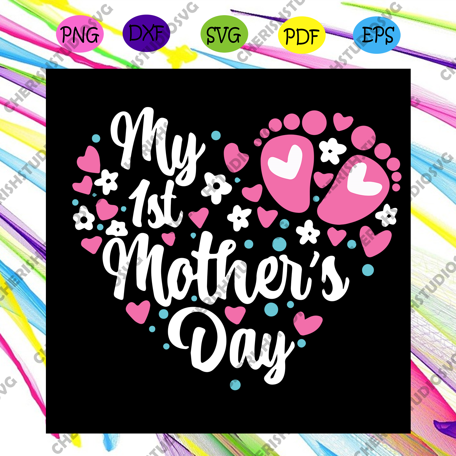 My First Mothers Day Svg, Mothers Day Svg, First Mothers Day Svg