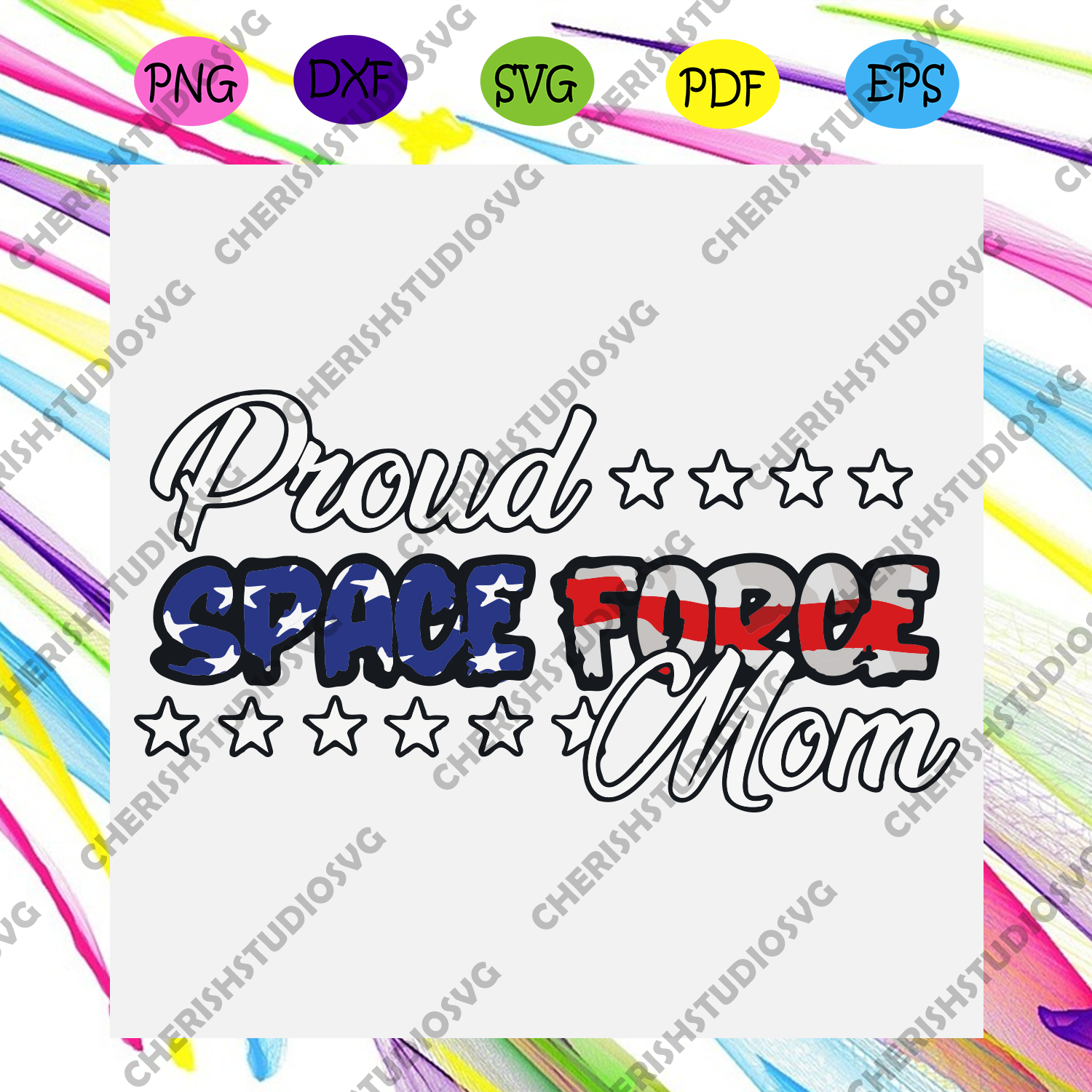 Download Proud Space Force Mom Svg Mothers Day Svg Mom Svg Proud Mom Svg Sp Cherishsvgstudio