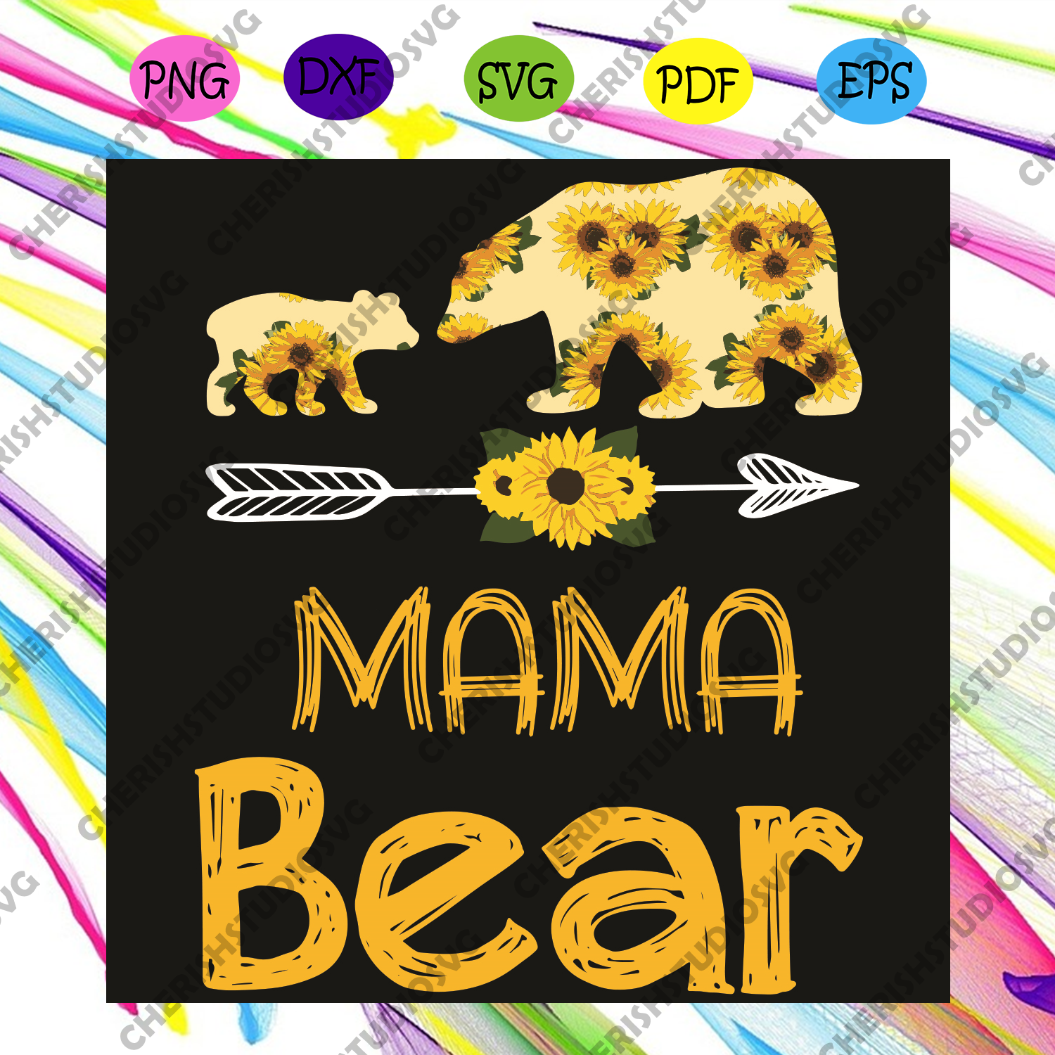 Download Mama Bear Svg Mothers Day Svg Mama Svg Bear Svg Bear Mom Svg Mom Cherishsvgstudio