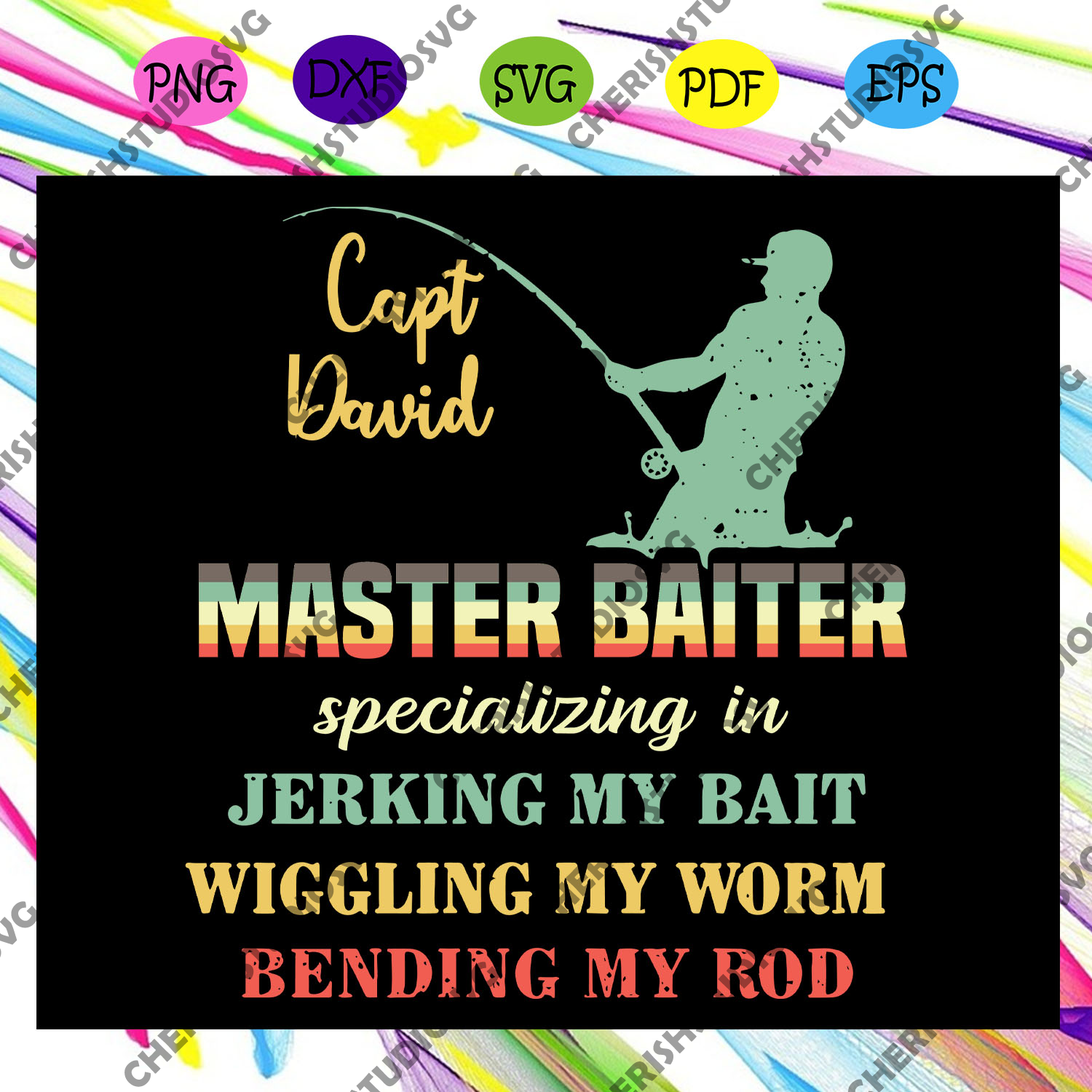 Free Free 215 Master Baiter Funny Fishing Svg SVG PNG EPS DXF File