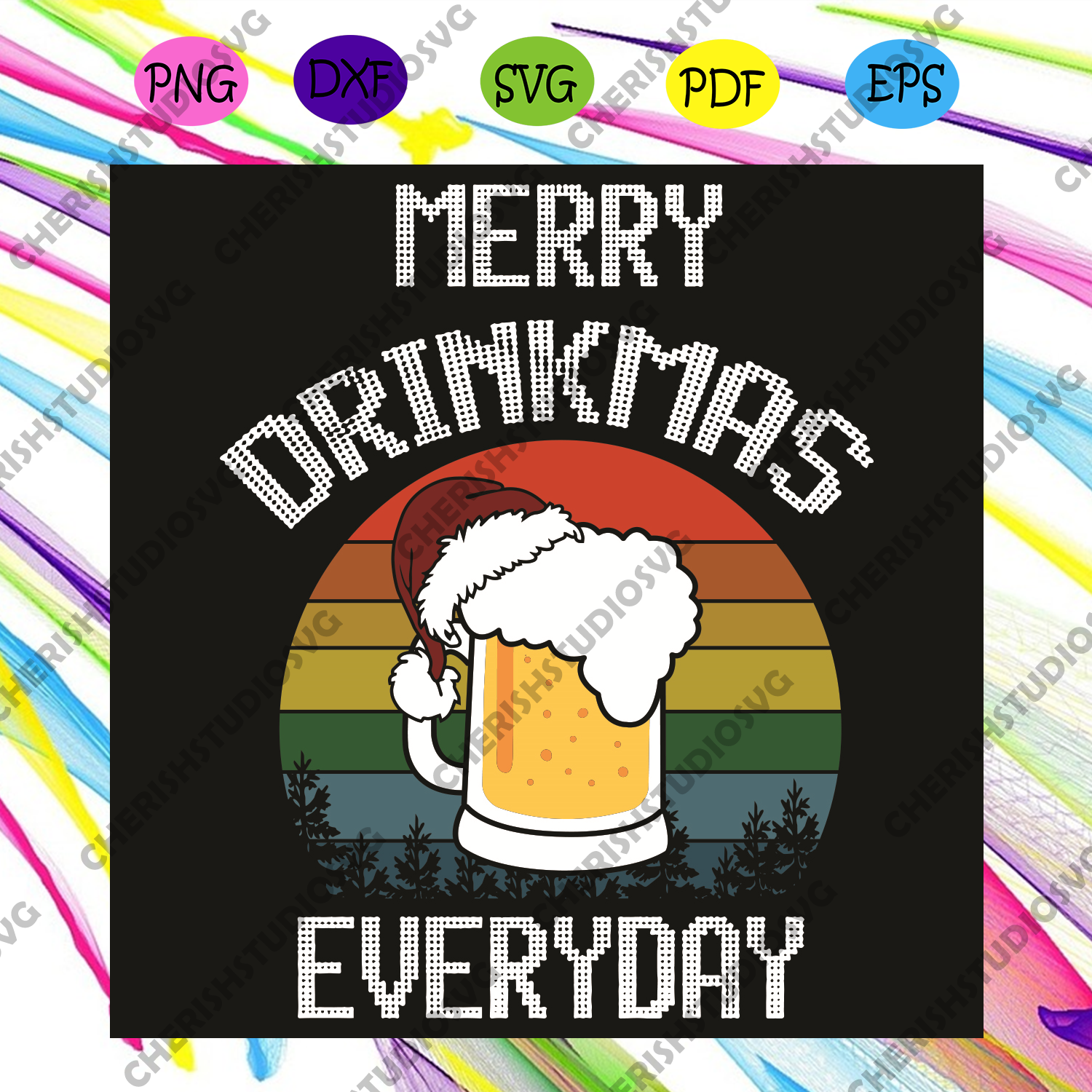 Download Merry Drinkmas Everyday Svg Christmas Svg Drinking Christmas Svg Be Cherishsvgstudio