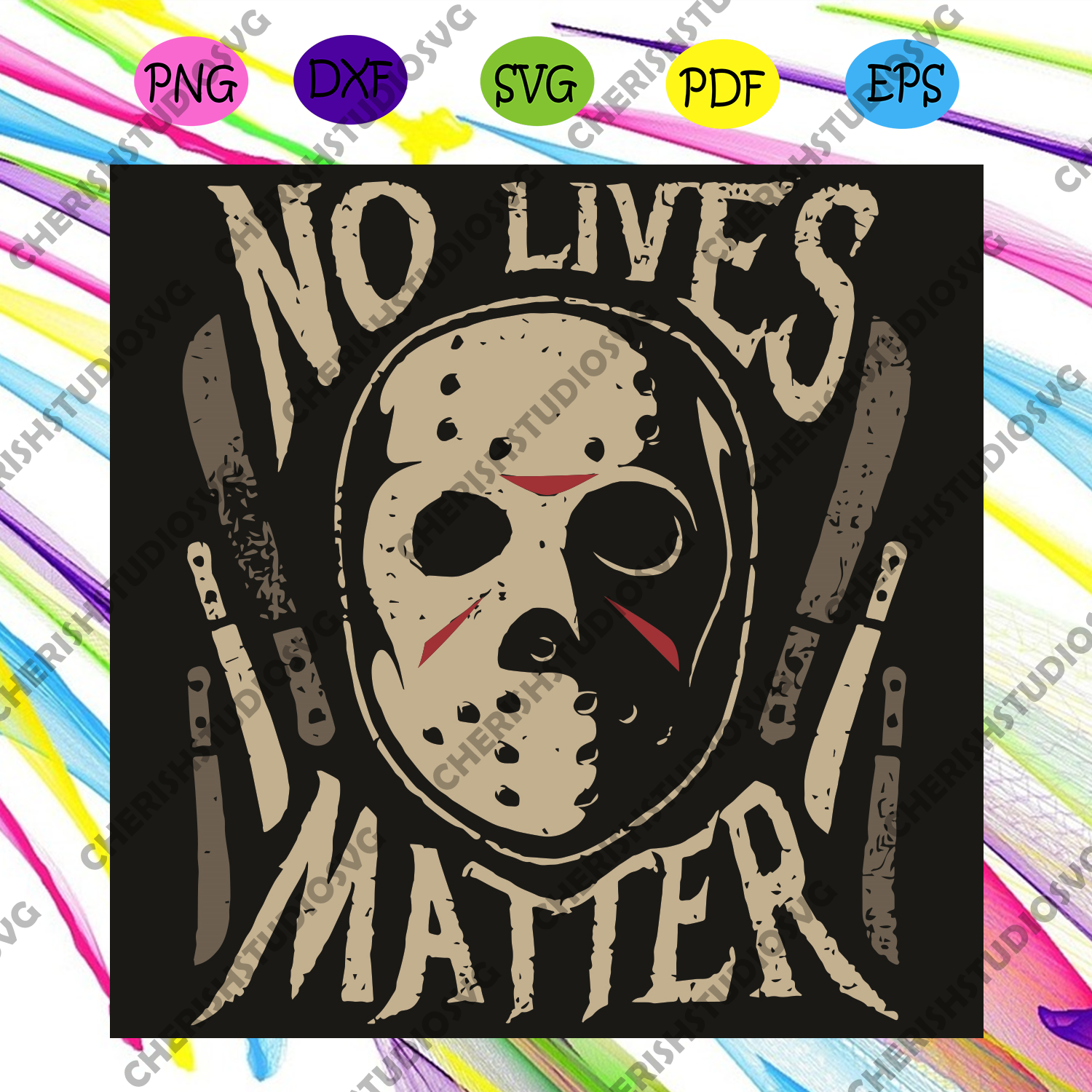 Download No Lives Matter Svg Halloween Svg No Lives Matter Svg Horror Svg H Cherishsvgstudio