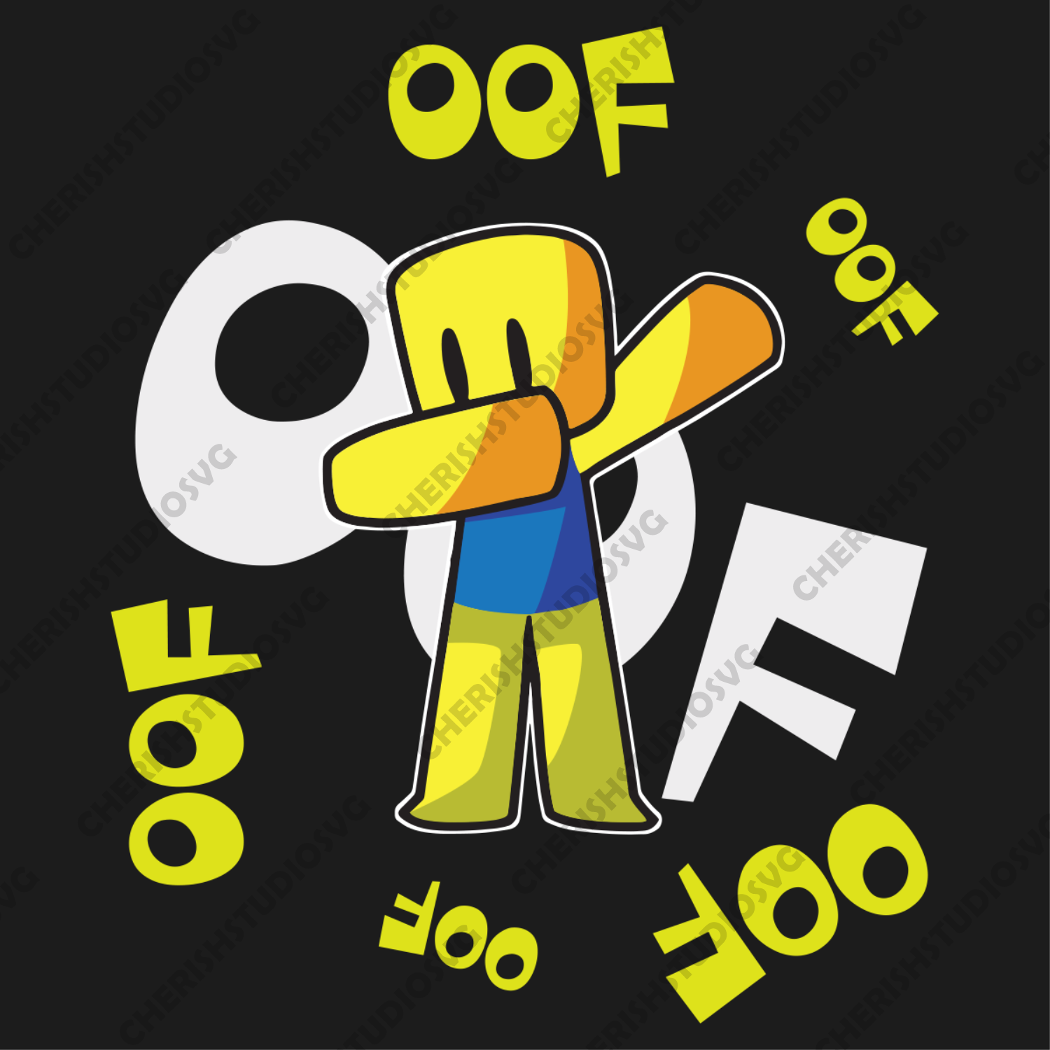 Oof Meme Dabbing Dab Gift Noob Gamer Boy Trending Svg Oof Meme Dabb Cherishsvgstudio - roblox noob default dance png