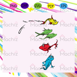 Download One Fish Two Fish Red Fish Blue Fish Fish Svg Dr Seuss Svg Dr Seuss Cherishsvgstudio