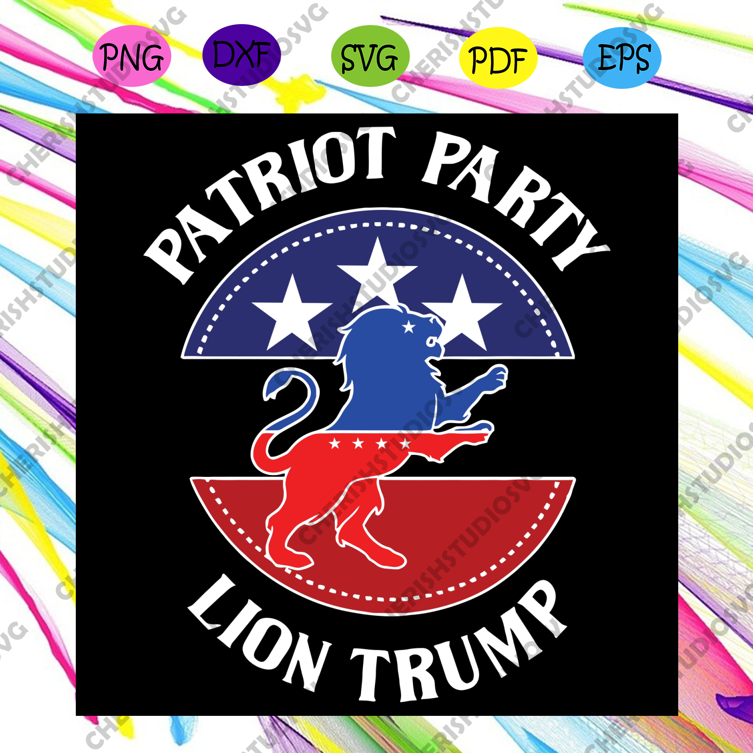 Free Free 218 Patriot Party Lion Svg SVG PNG EPS DXF File