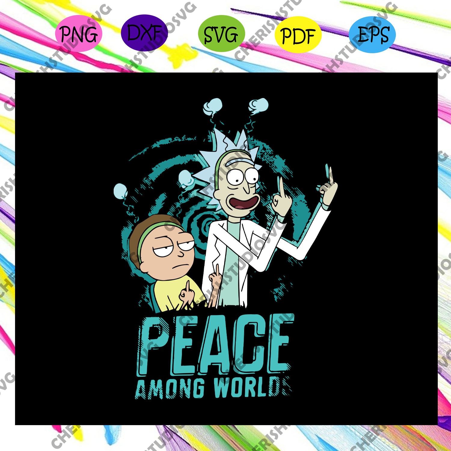 Free Free Rick And Morty Svg Cricut 500 SVG PNG EPS DXF File