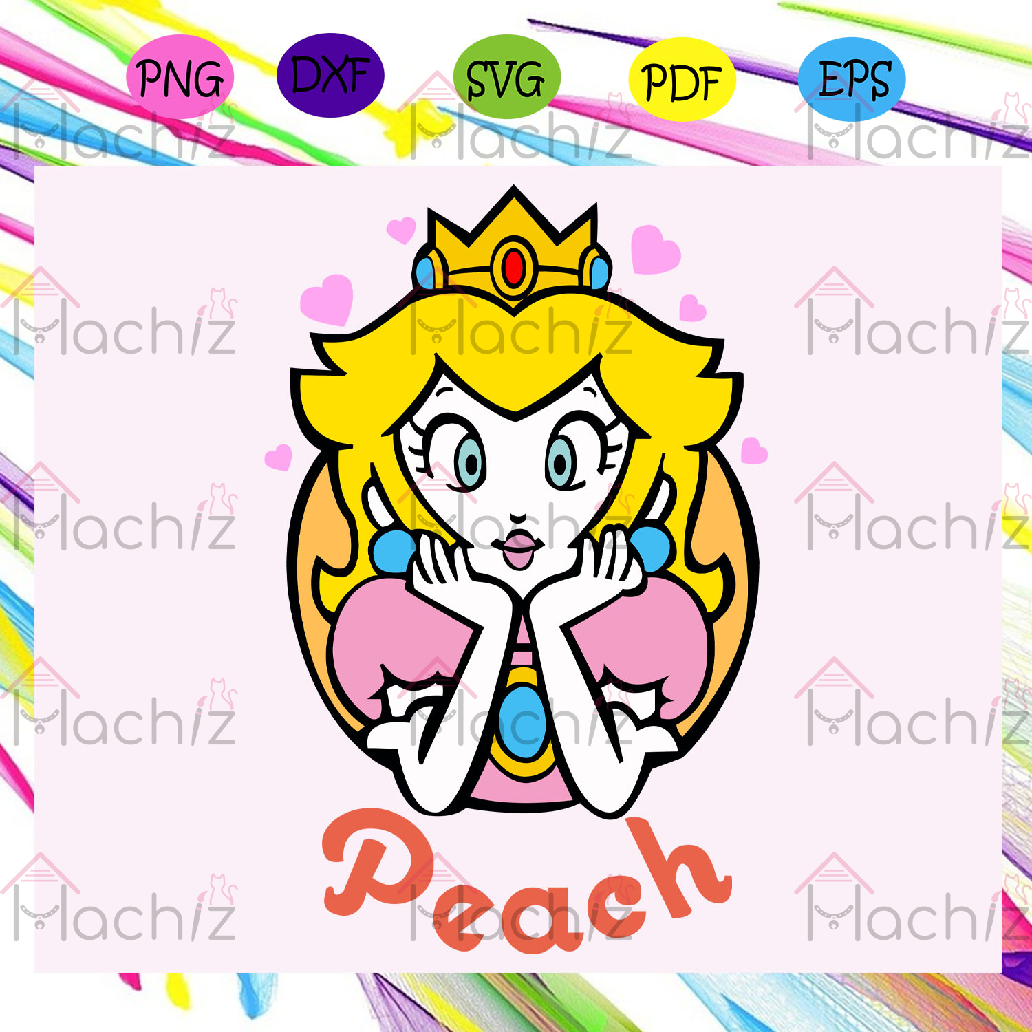 Free Free 262 Princess Peach Svg SVG PNG EPS DXF File