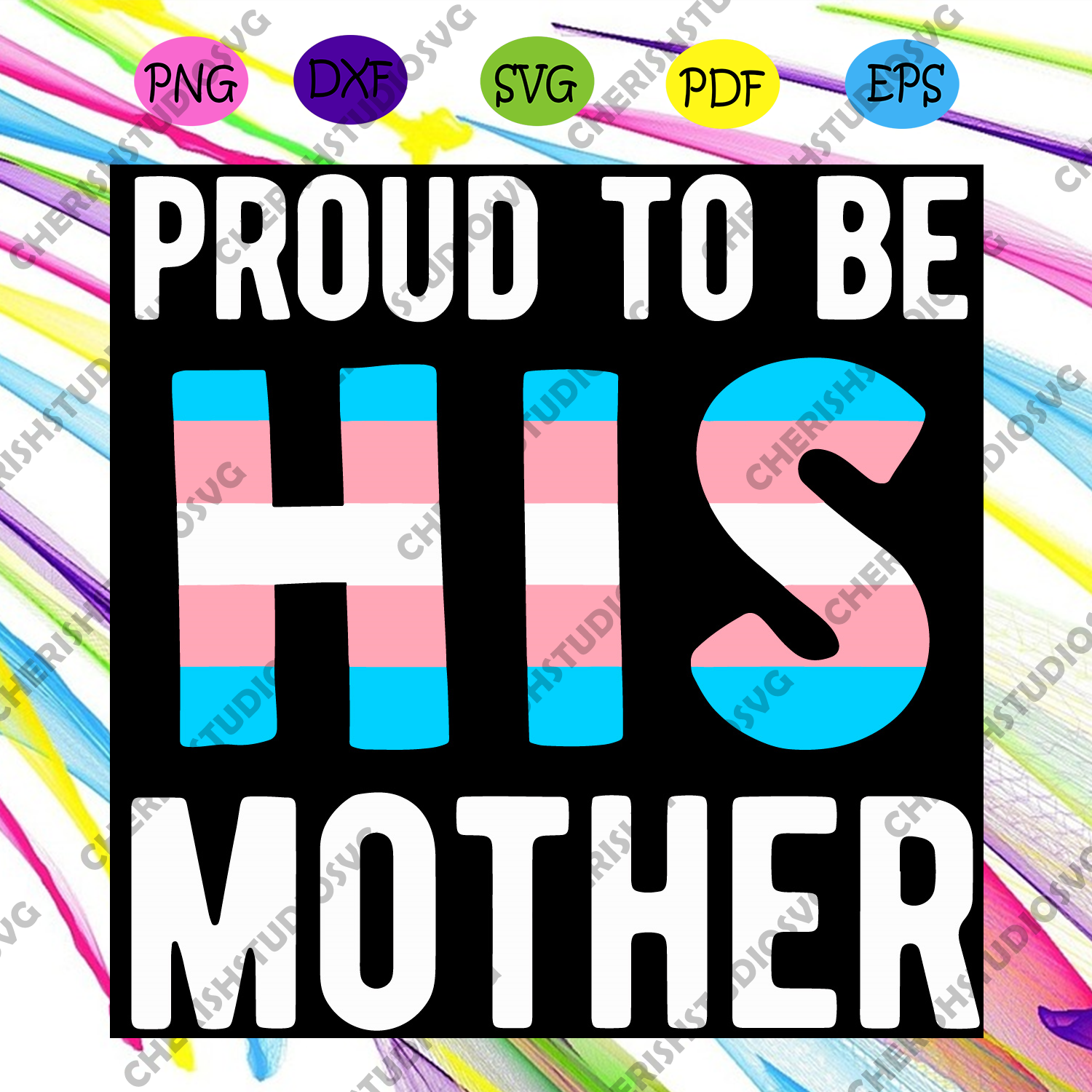 Proud To Be His Mother Svg Mothers Day Svg Mom Svg Mama Svg Son Sv Cherishsvgstudio