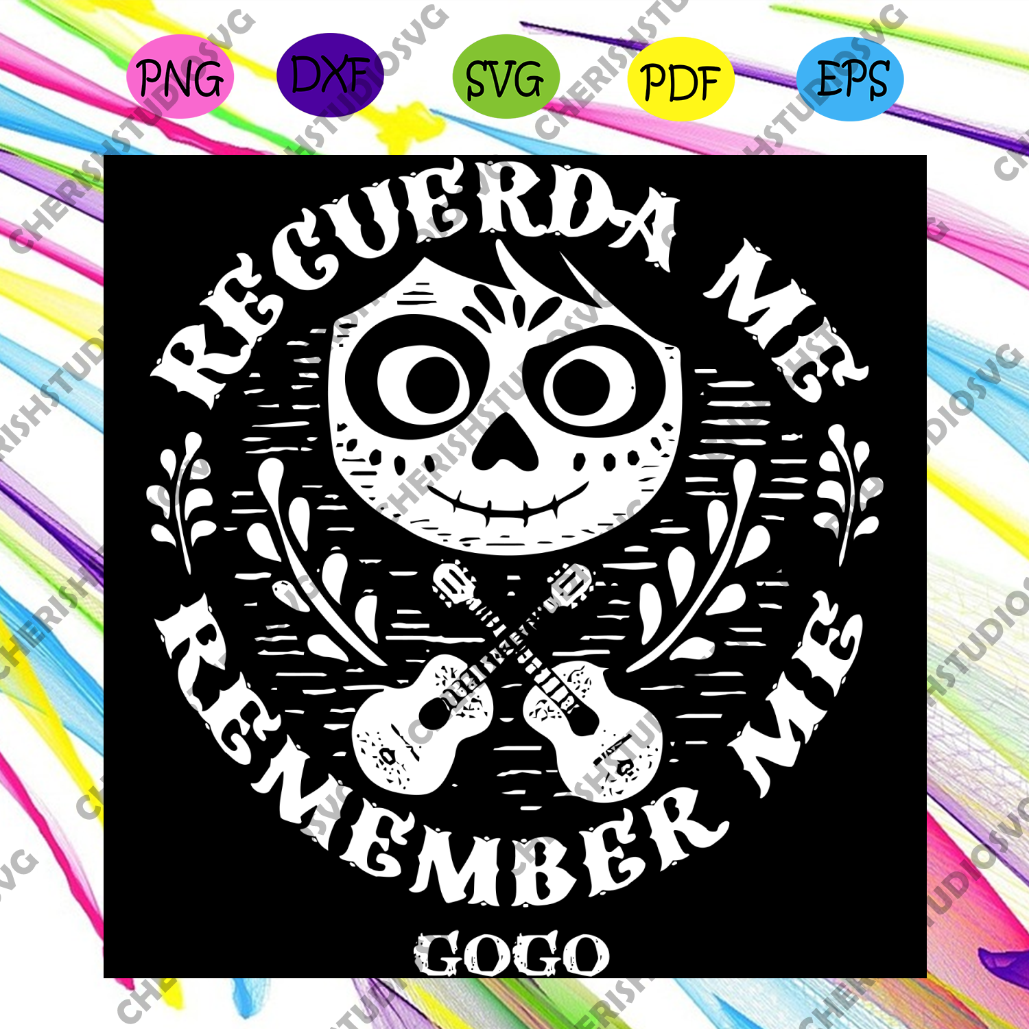 Download Recuerda Me Remember Me Svg Halloween Svg Recuerda Me Svg Remember Cherishsvgstudio