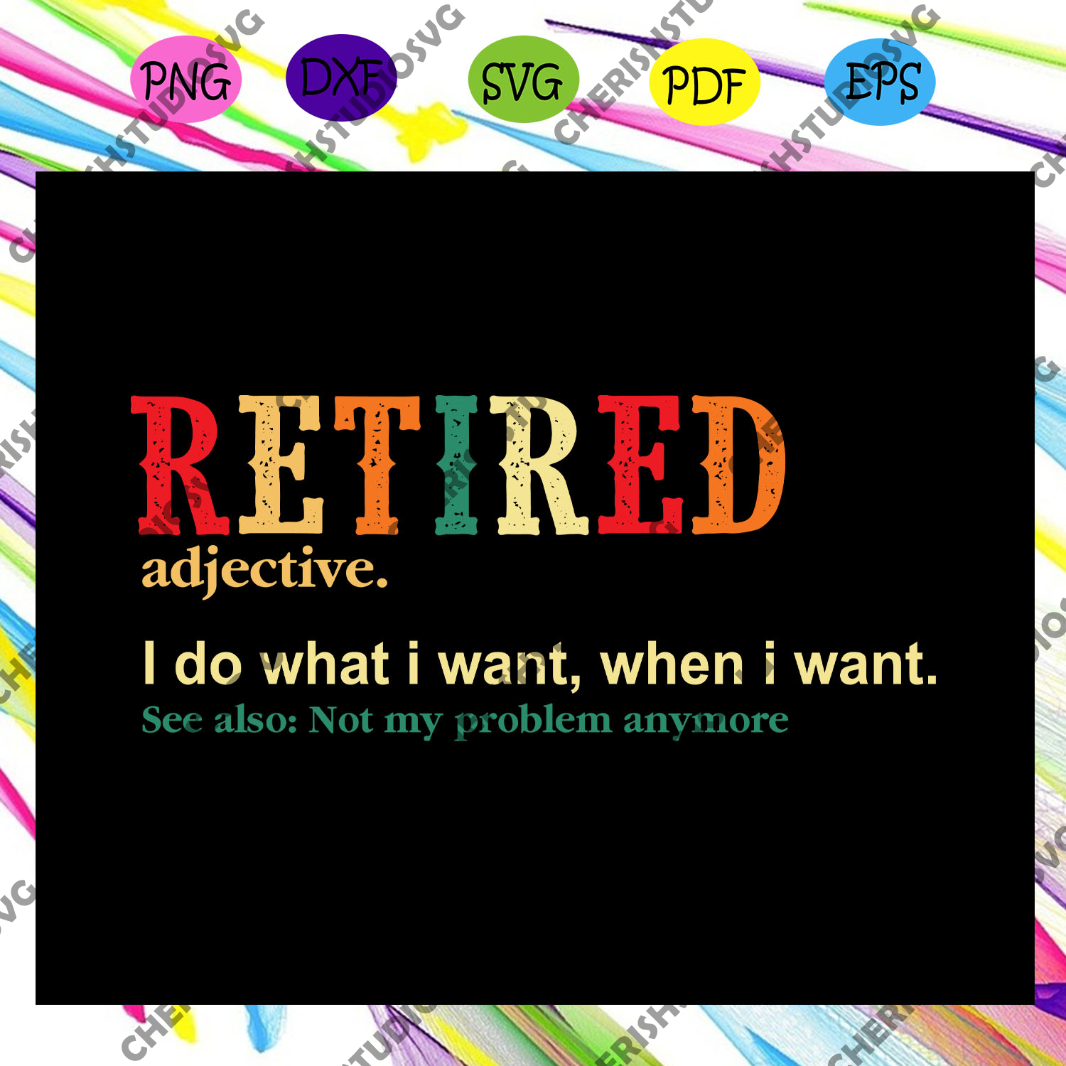 Download Retired Definition Funny Retirement Gift Svg Definition Svg Trendin Cherishsvgstudio